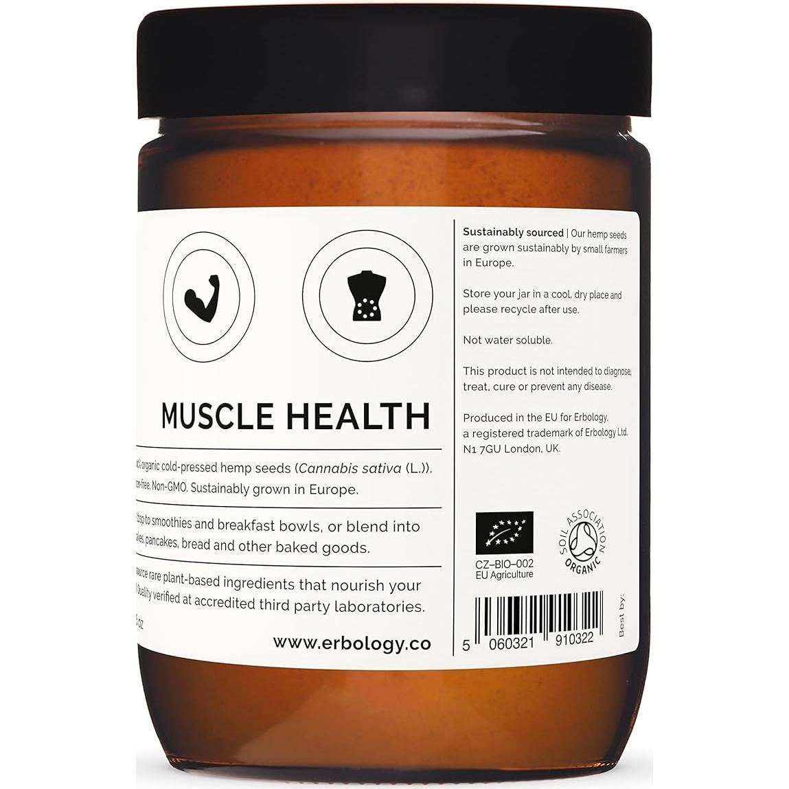 Proteína de Cáñamo Orgánica Erbology 300 g - Alta en Vitamina D