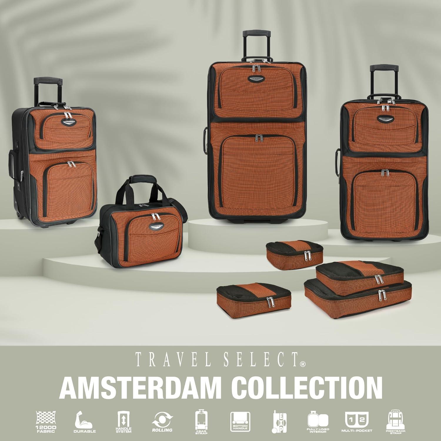 Maleta Expandible Travel Select Amsterdam Burdeos 73 cm