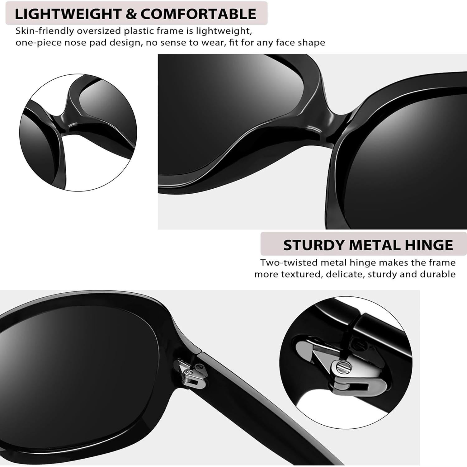 Gafas de sol Joopin grandes polarizadas UV400 para mujer