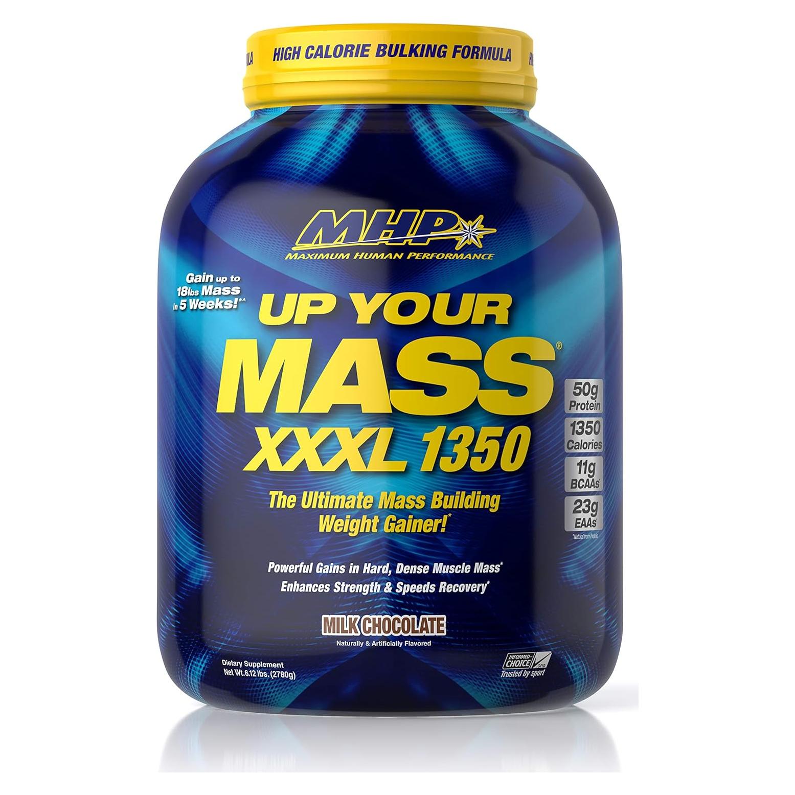 Aumento de Masa Muscular MHP XXXL 1350 Chocolate 2.77kg