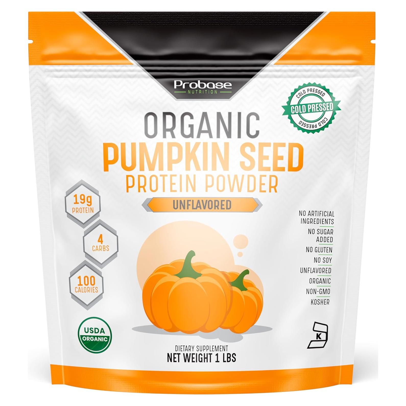 Polvo de Proteína de Semilla de Calabaza Probase 450g Vegano