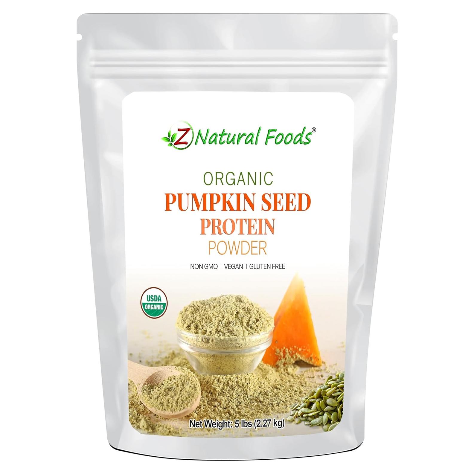 Polvo de Proteína de Semilla de Calabaza Orgánica Z Natural 2.27 kg