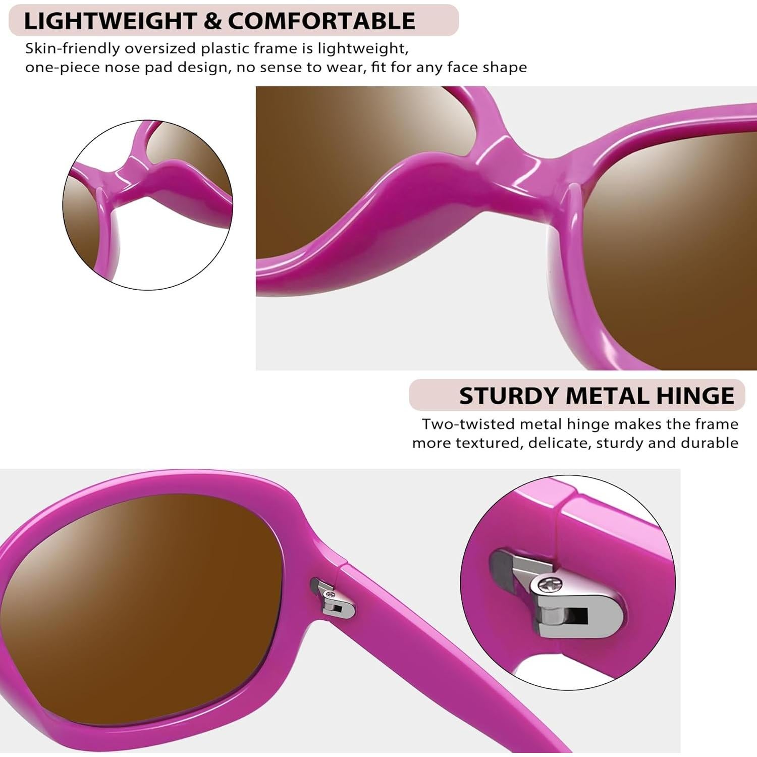 Gafas de sol grandes Joopin UV400 polarizadas para mujeres