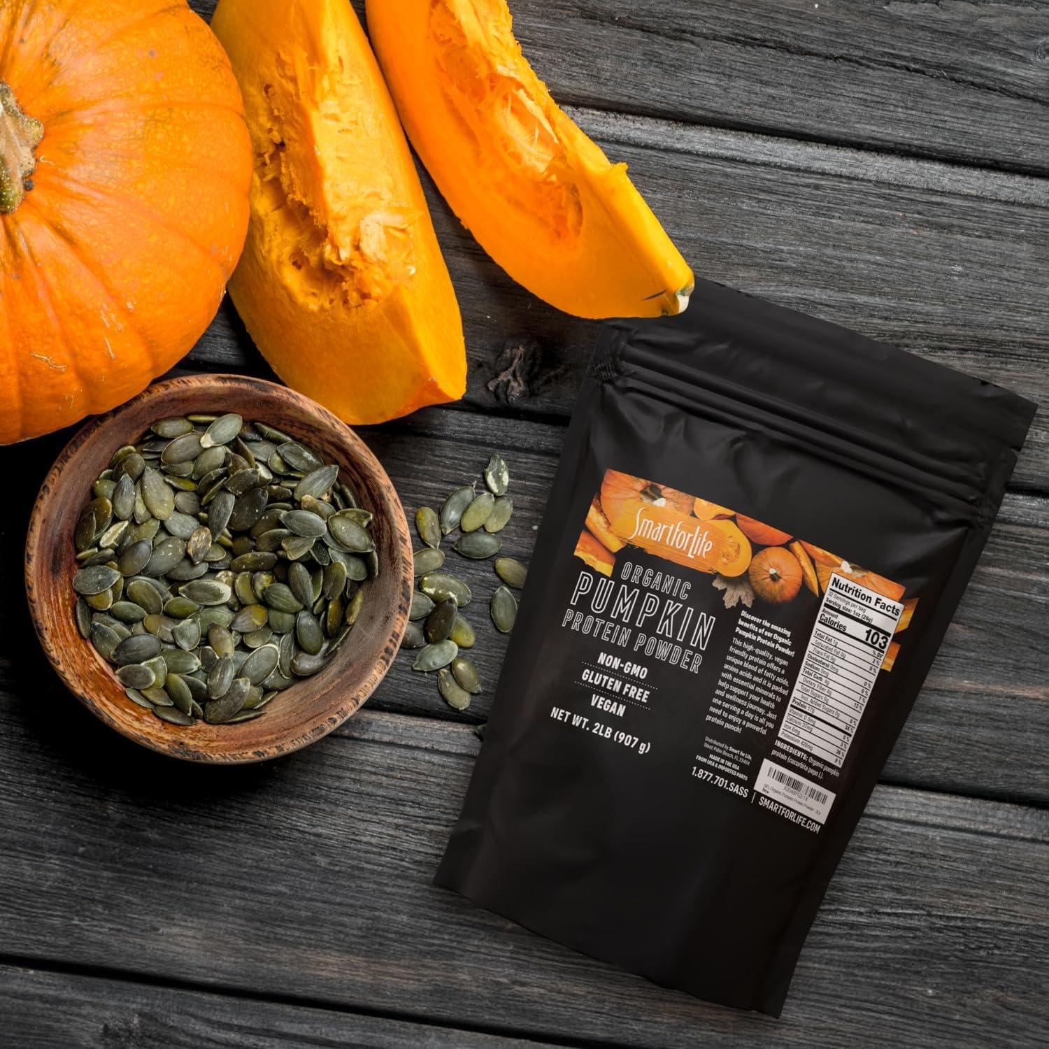 Polvo de Proteína de Calabaza Orgánico Smart for Life 0.91 kg - Vegano