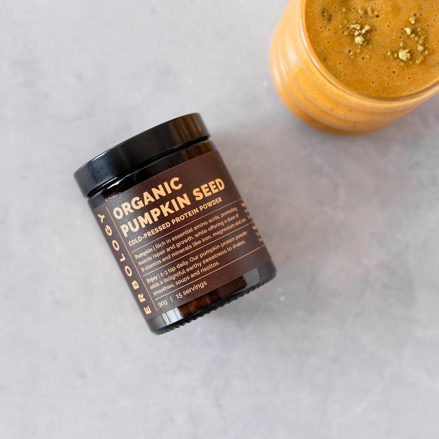 Polvo de Proteína de Semilla de Calabaza Orgánica Erbology 90.7 g - Vegano