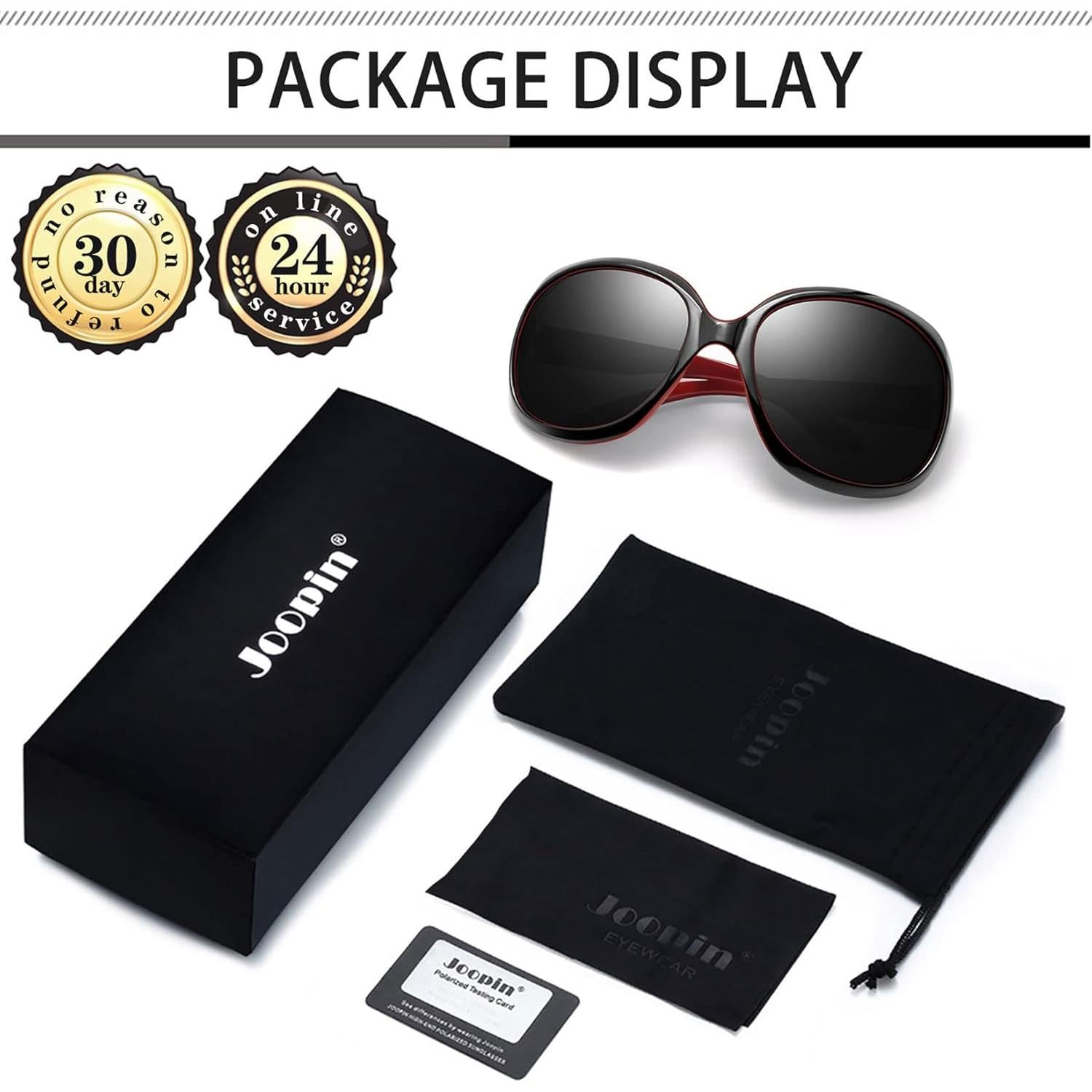 Gafas de sol grandes Joopin para mujer, polarizadas UV400