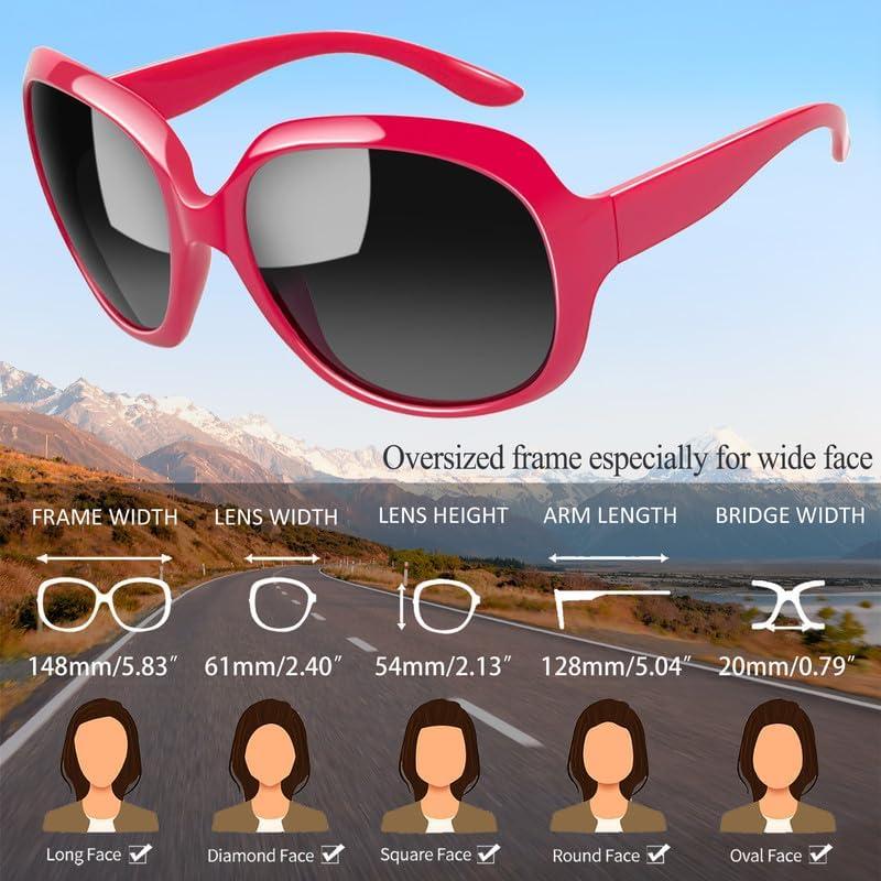 Gafas de sol grandes Joopin polarizadas UV400 para mujeres