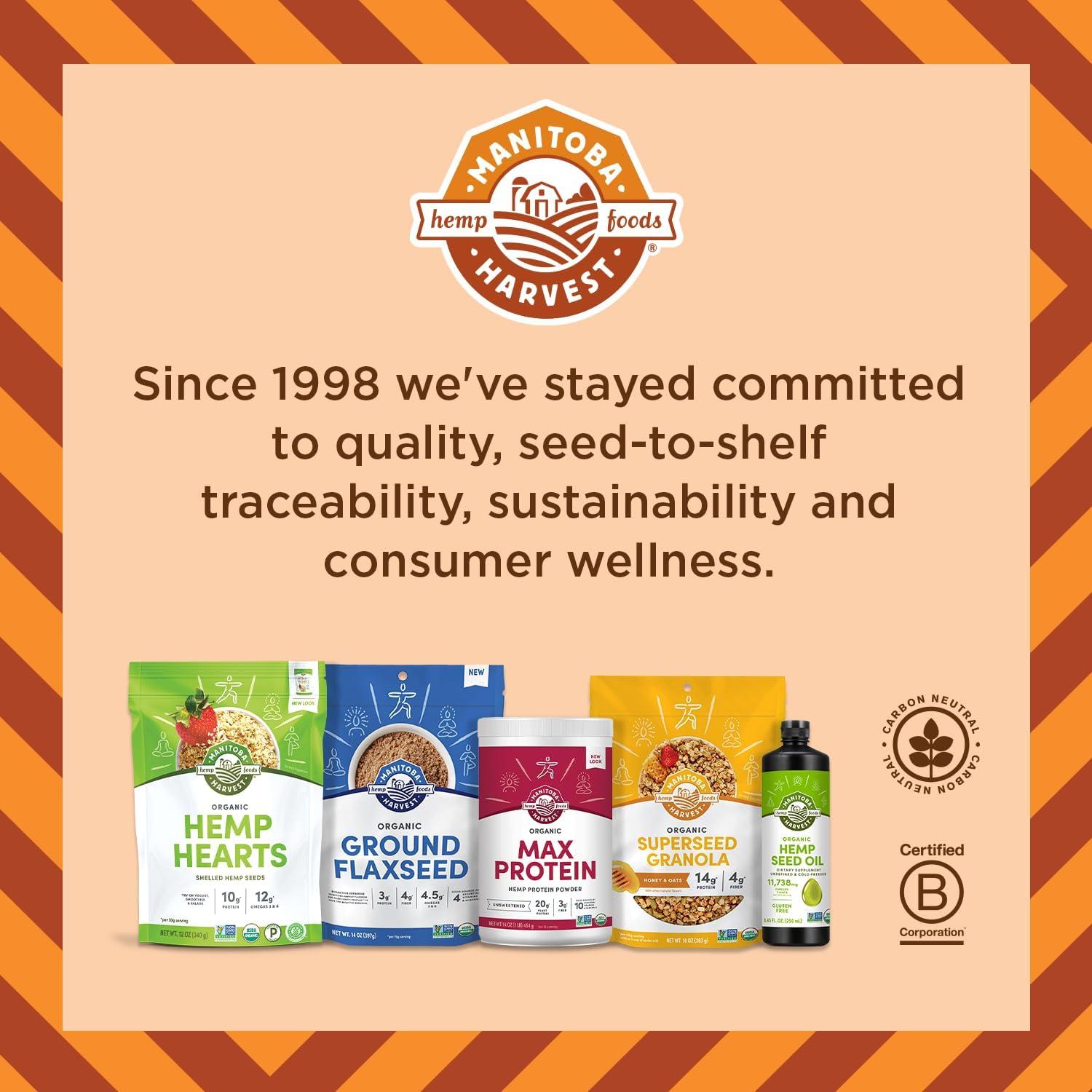 Aceite de Semilla de Cáñamo Manitoba Harvest Softgels 780 mg Omegas 3 y 6 120 Ct