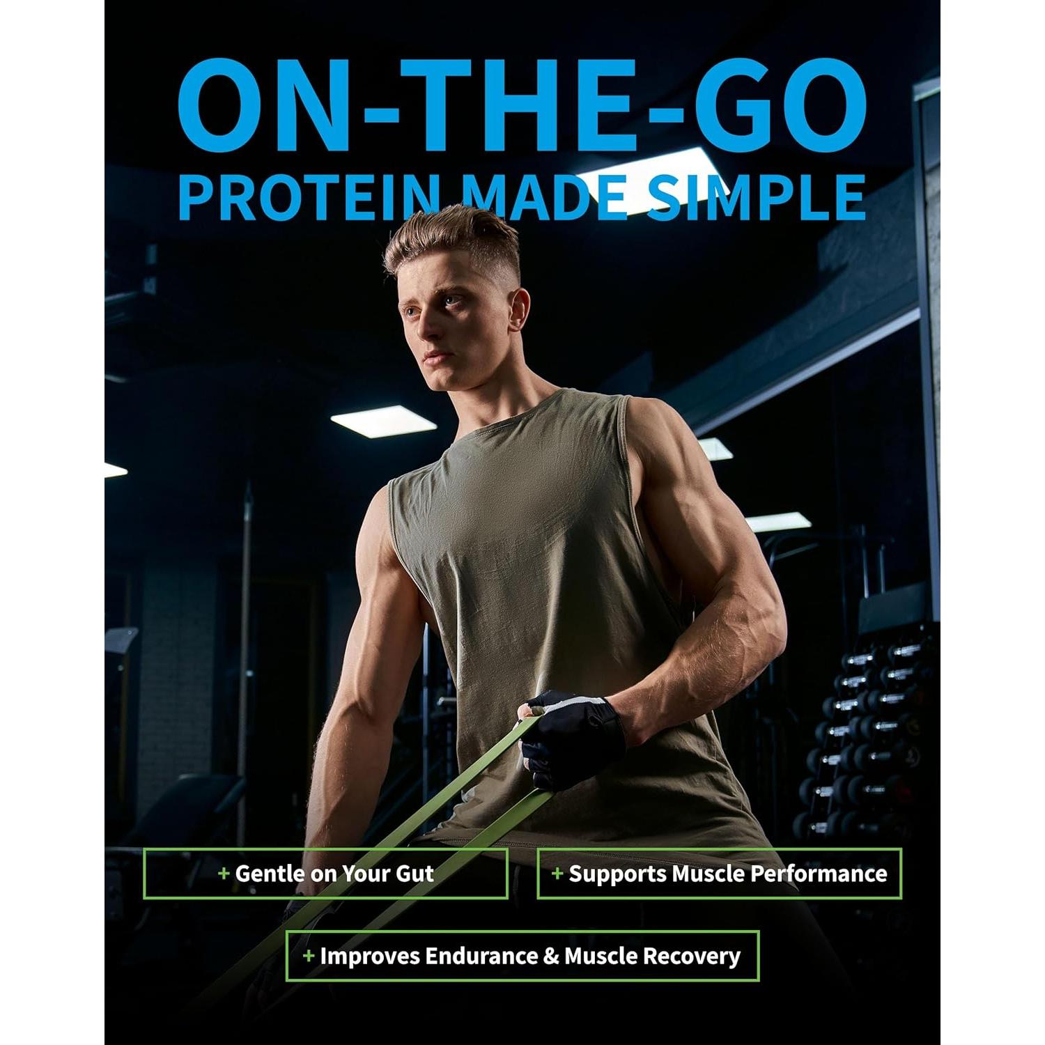 Proteína Vegana SSP 0.91 kg - Aislado de Guisante y Cañamo Sabor Chocolate