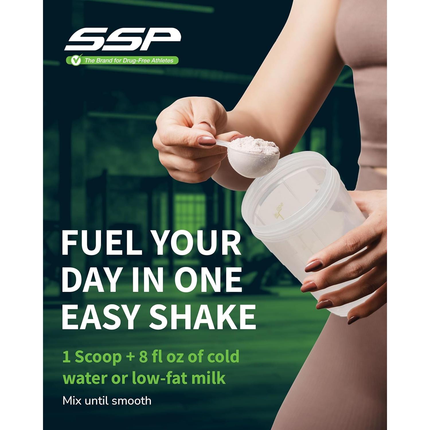 Proteína Vegana SSP 0.91 kg - Aislado de Guisante y Cañamo Sabor Chocolate