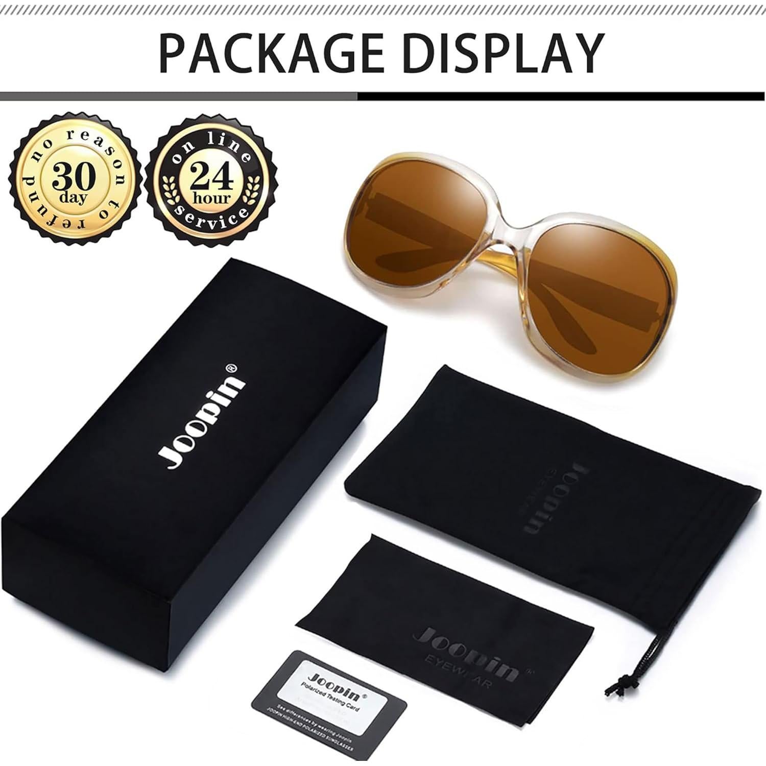 Gafas de sol Joopin grandes polarizadas UV400 para mujeres