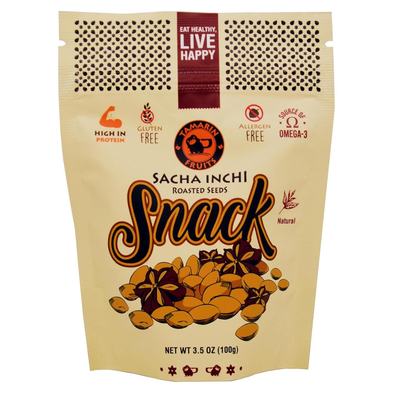 Snack de Semilla de Sacha Inchi Tamarin Fruits 300g Orgánico Keto