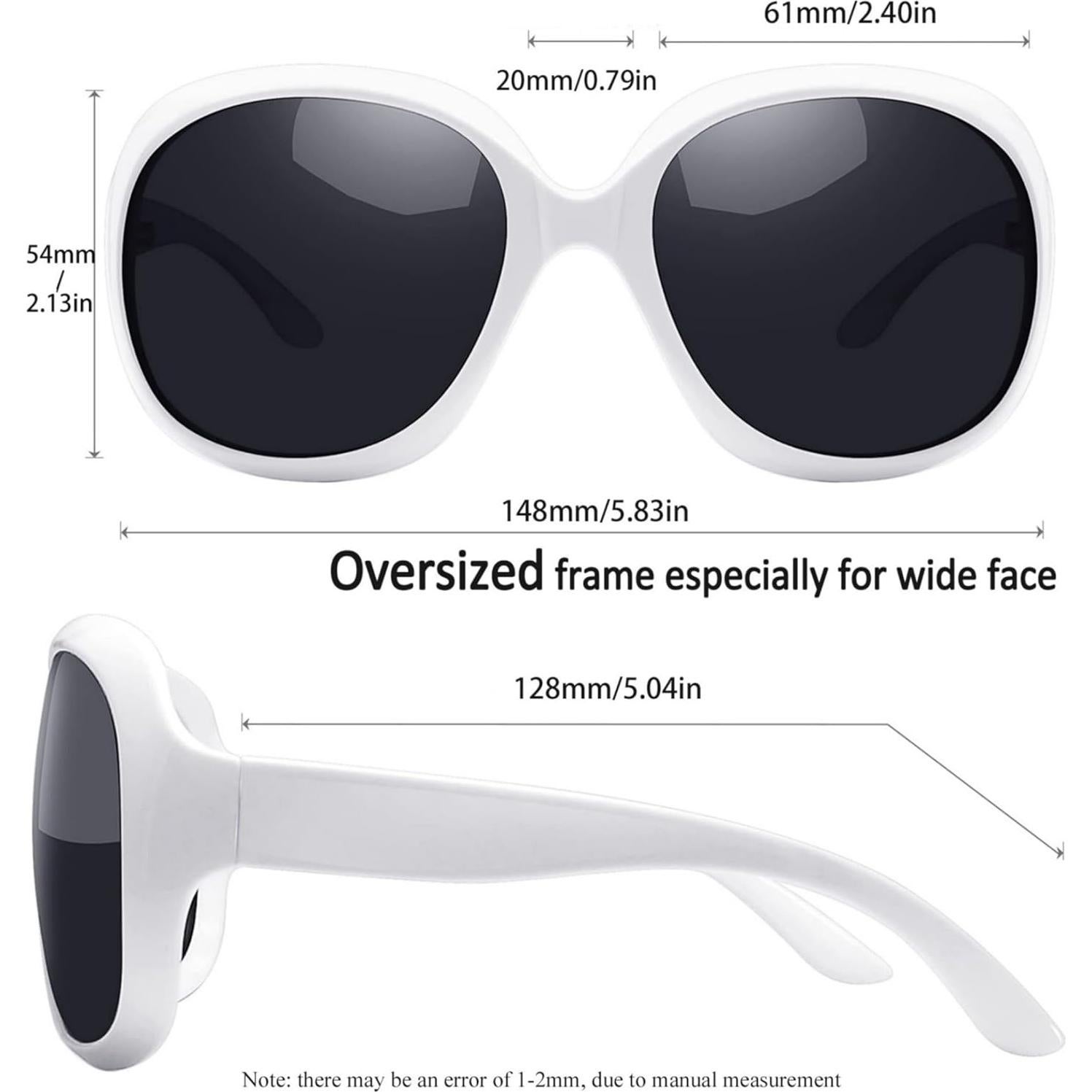 Gafas de sol grandes Joopin polarizadas UV400 para mujeres