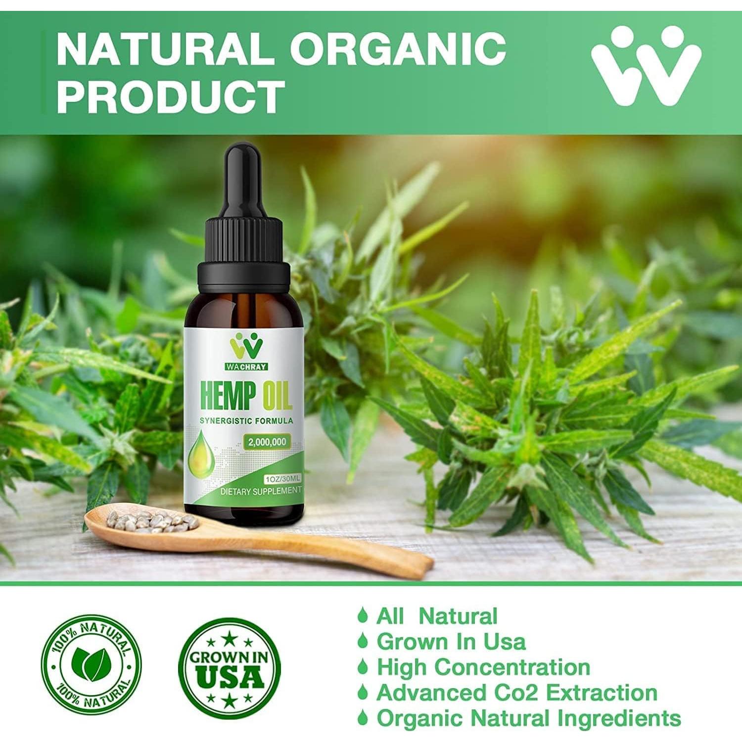 Gotas de Aceite de Cañamo WACHRAY 3x30ml Alta Potencia