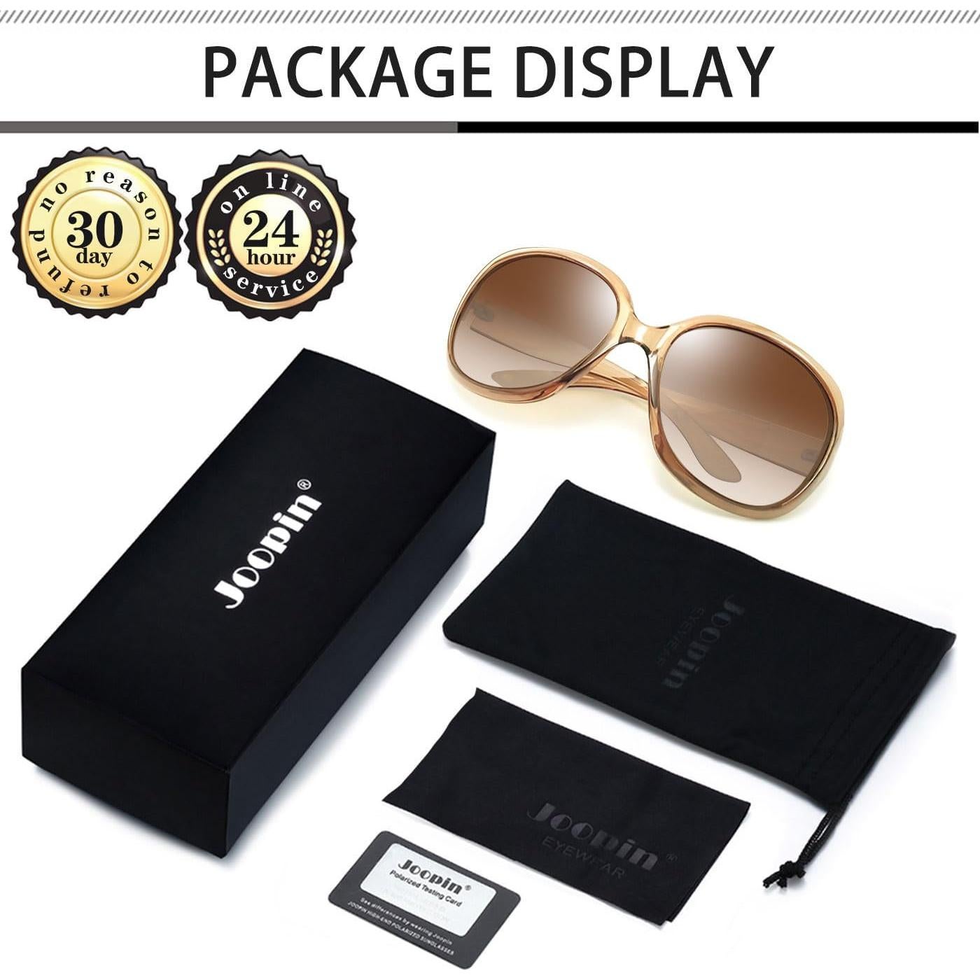 Gafas de sol grandes Joopin para mujer, polarizadas UV400