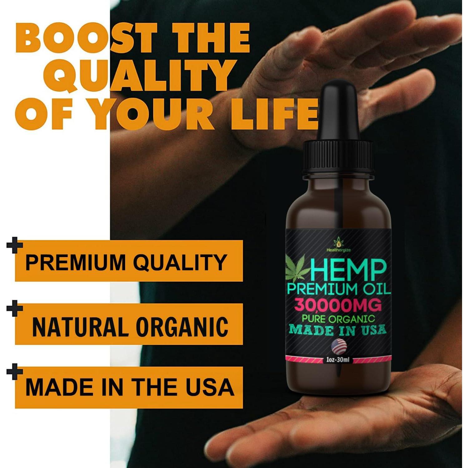 Aceite de Semilla de Cañamo Healthergize - Paquete de 3 - 30 ml