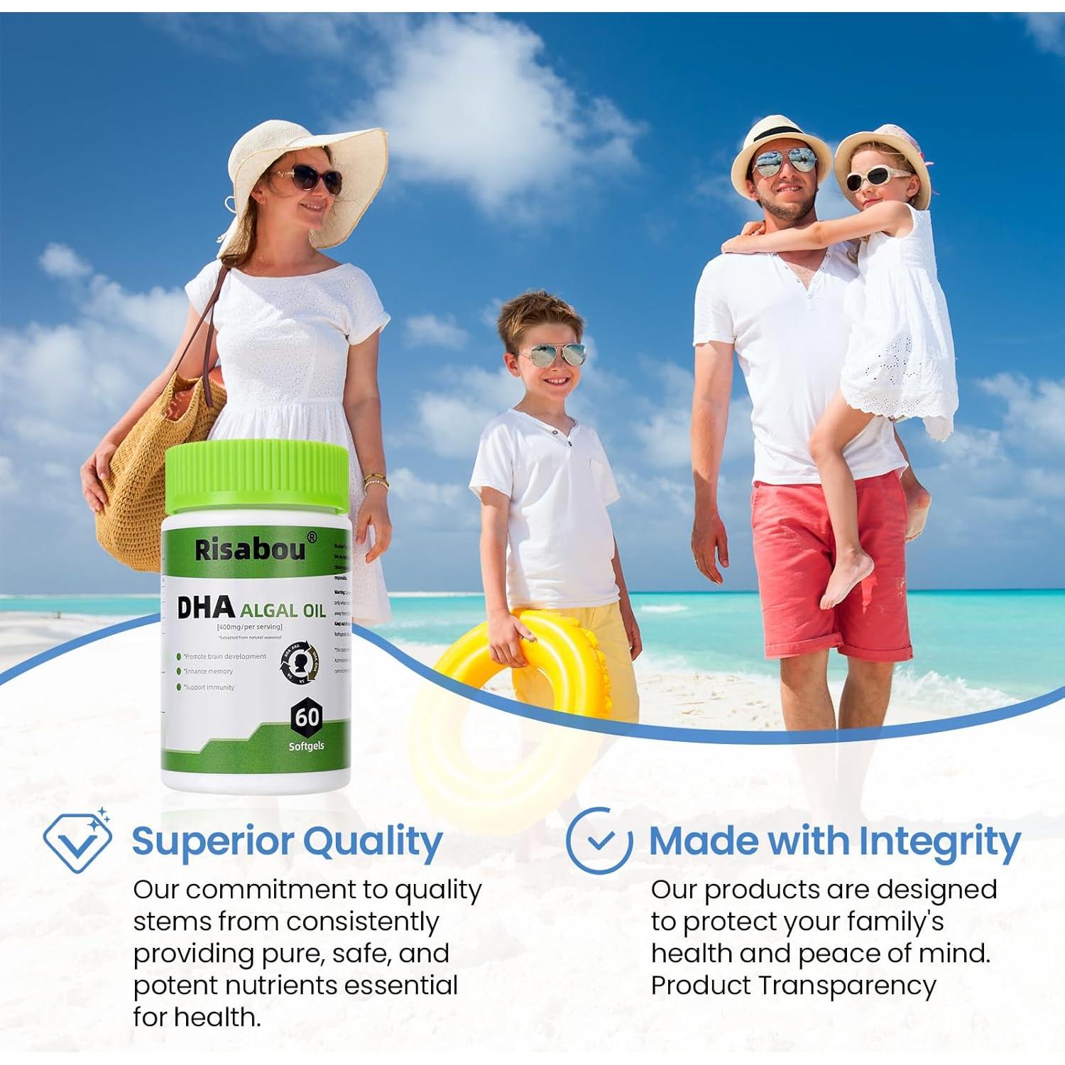 Aceite de Algas DHA 400 mg JulyDeer - 60 Cápsulas Veganas