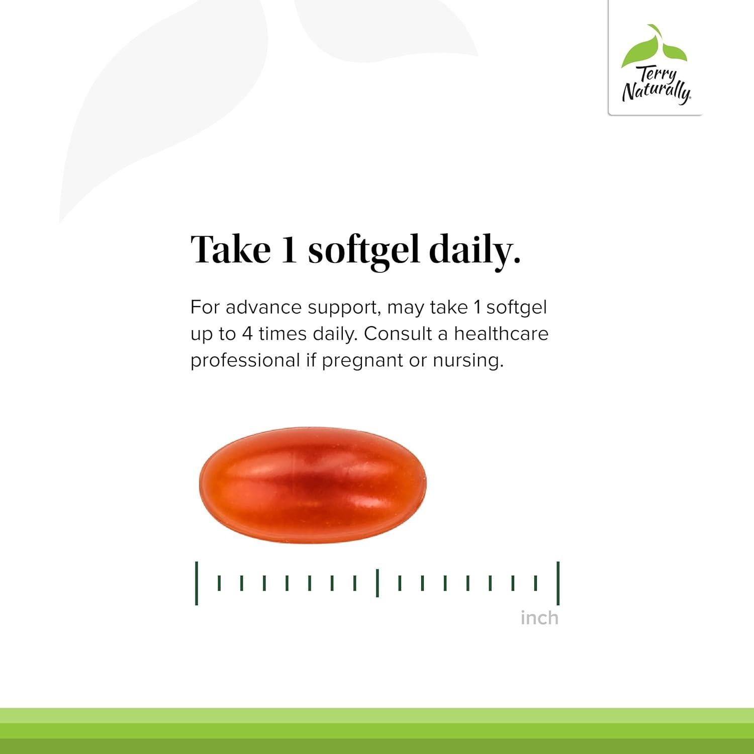 Suplemento Ocular Terry Naturally Omega-7 - 60 Gelatinas Blandas