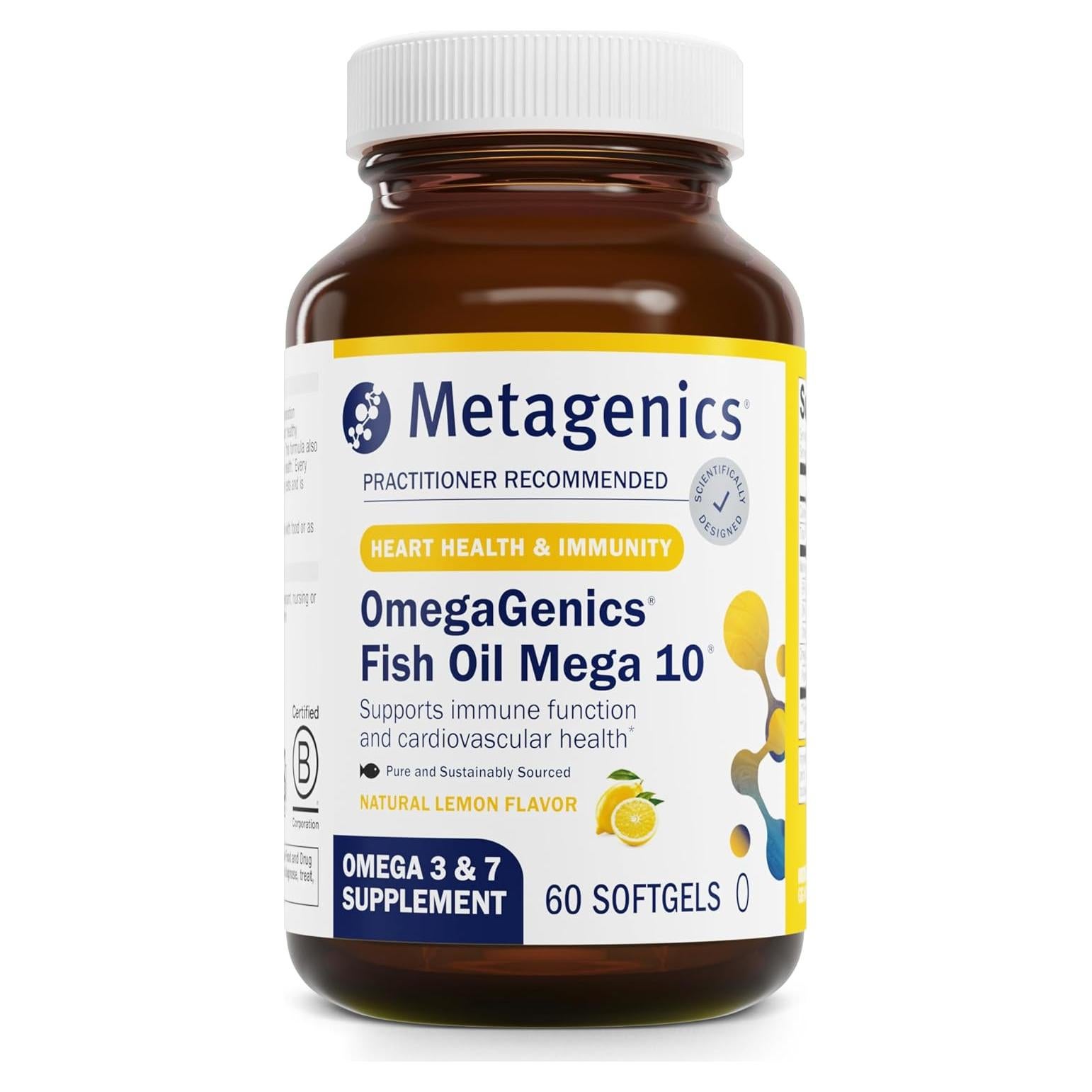 Suplemento Omega 10 Metagenics - 330 mg EPA y 170 mg DHA