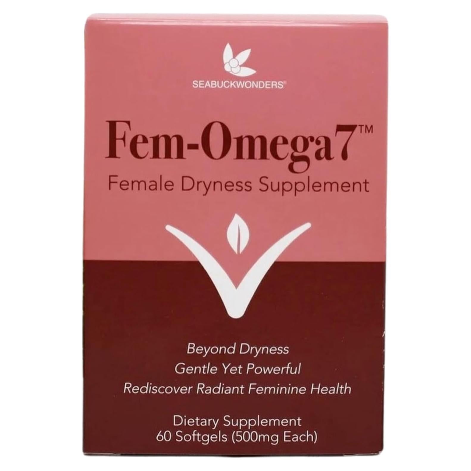 Suplemento Fem-Omega7 SeabuckWonders 60 Cápsulas Hidratantes