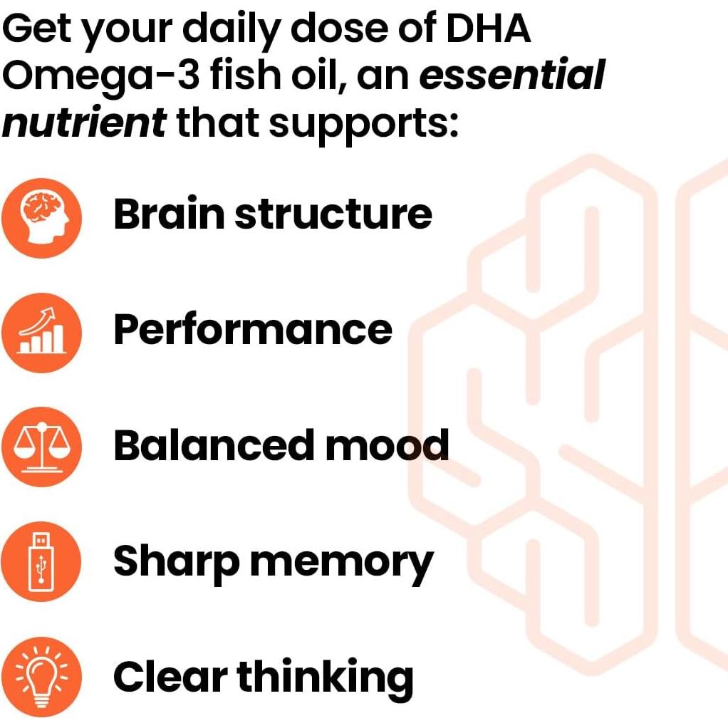 Suplemento de Memoria DHA-400 LifeSeasons - 120 Gelatinas