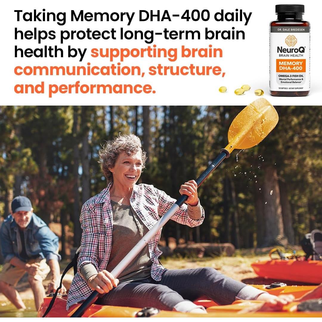 Suplemento de Memoria DHA-400 LifeSeasons - 120 Gelatinas