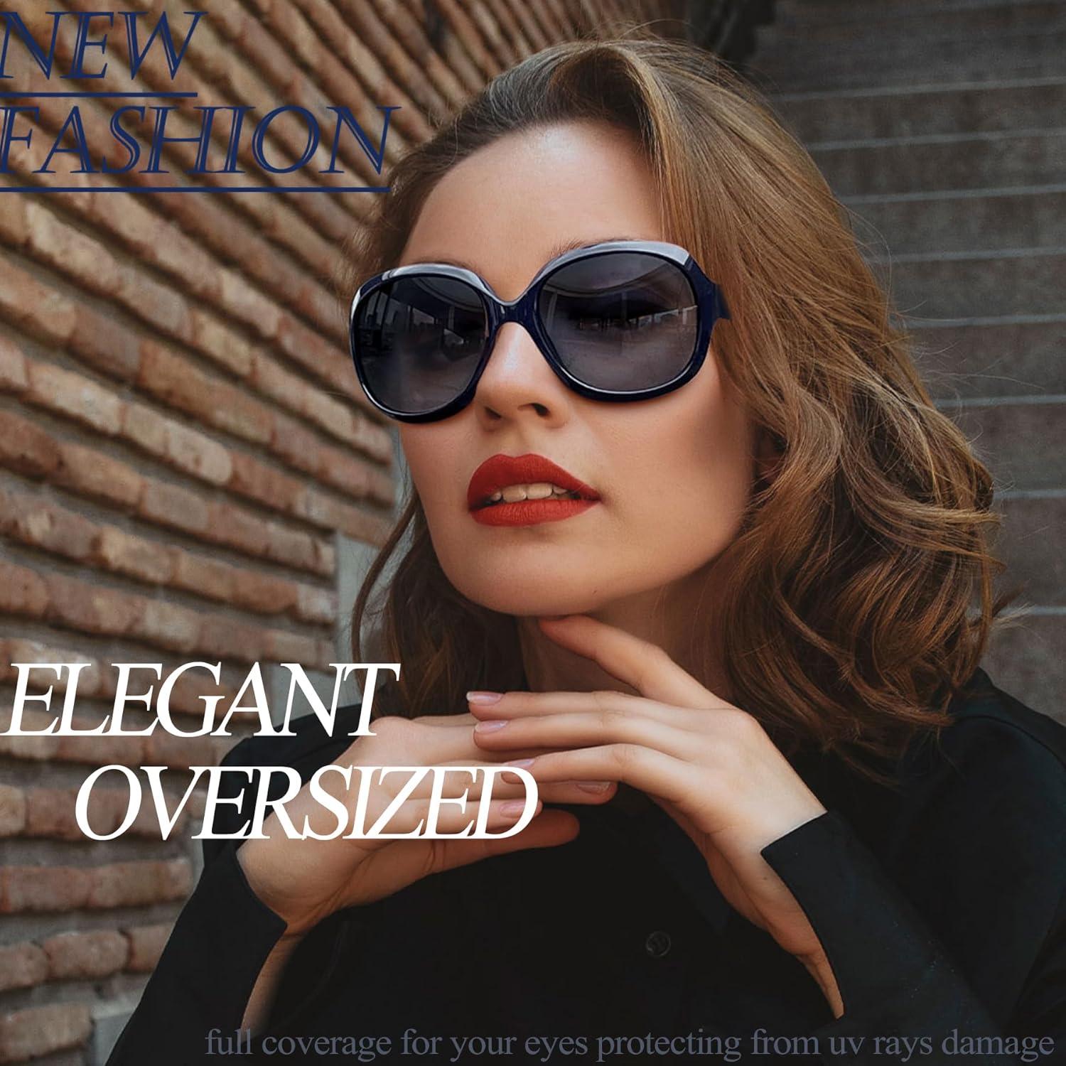 Gafas de sol grandes Joopin para mujer, polarizadas UV400