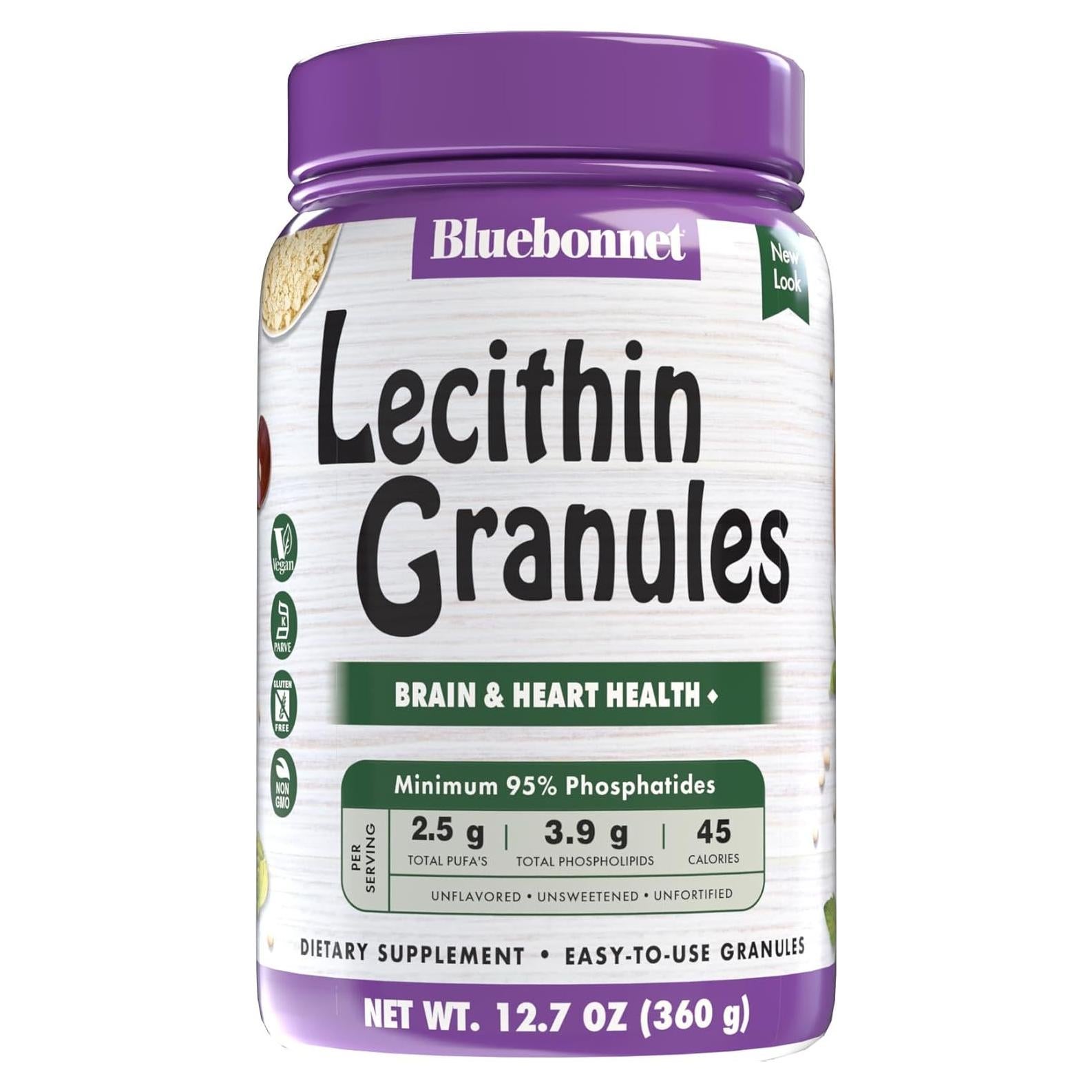 Gránulos de Lecitina No Transgénica BlueBonnet 360 g Vegano
