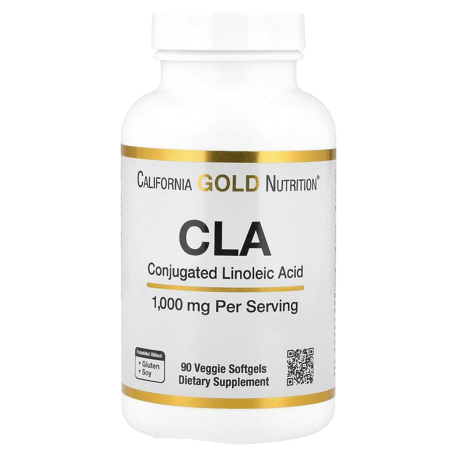 CLA California Gold Nutrition 1000 mg 90 Cápsulas Vegetales
