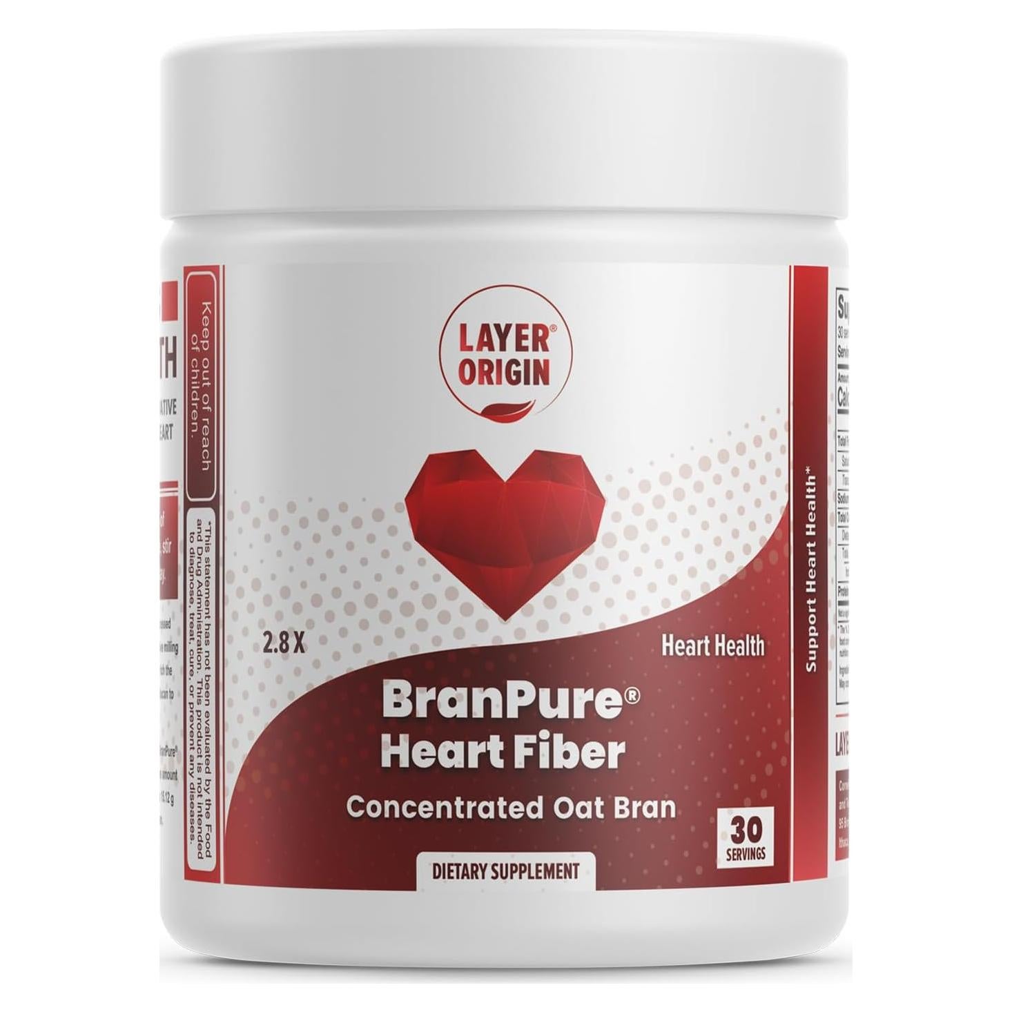 Polvo de Salvado de Avena BranPure 214g - Fibra Soluble Salud Corazón