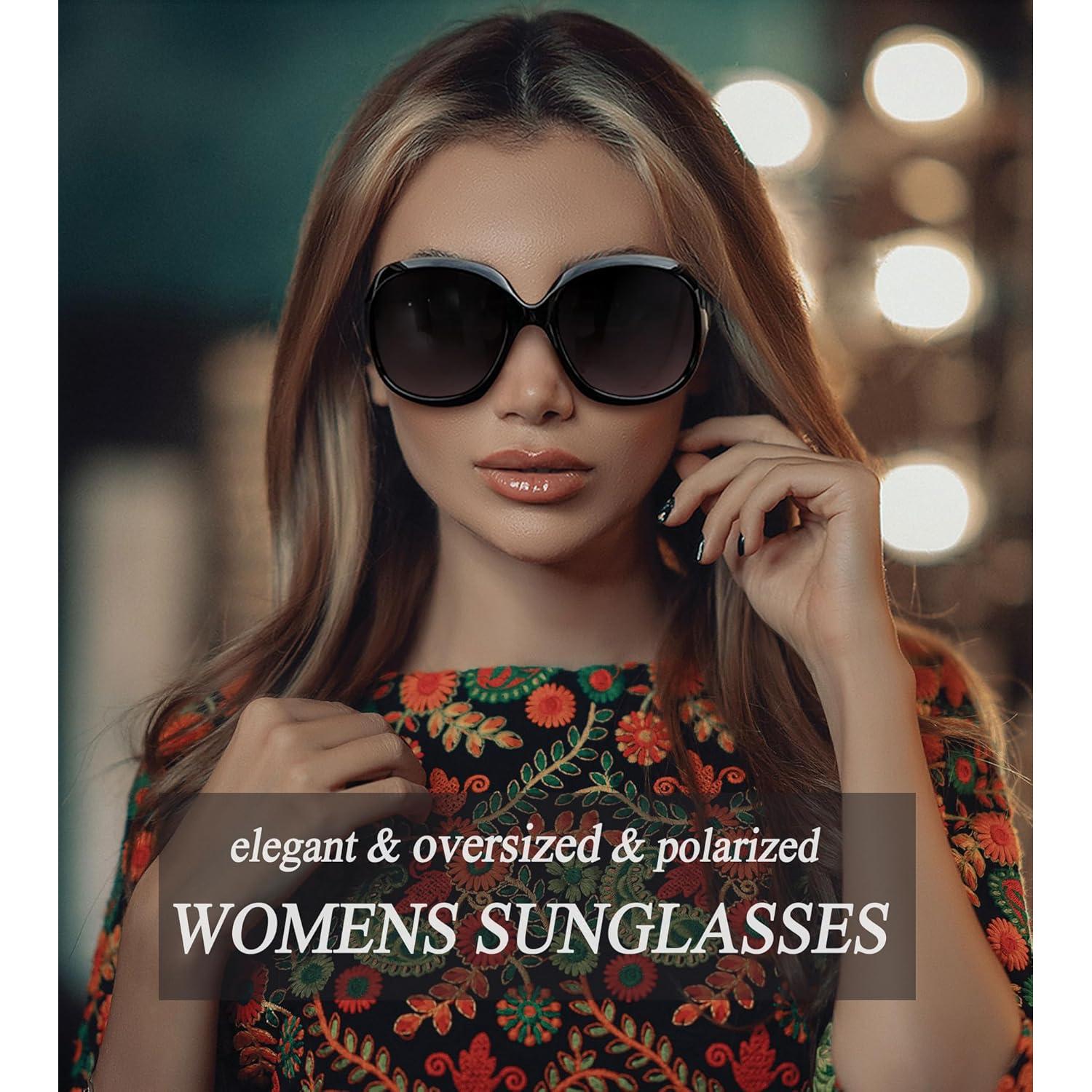 Gafas de sol grandes Joopin UV400 polarizadas para mujeres