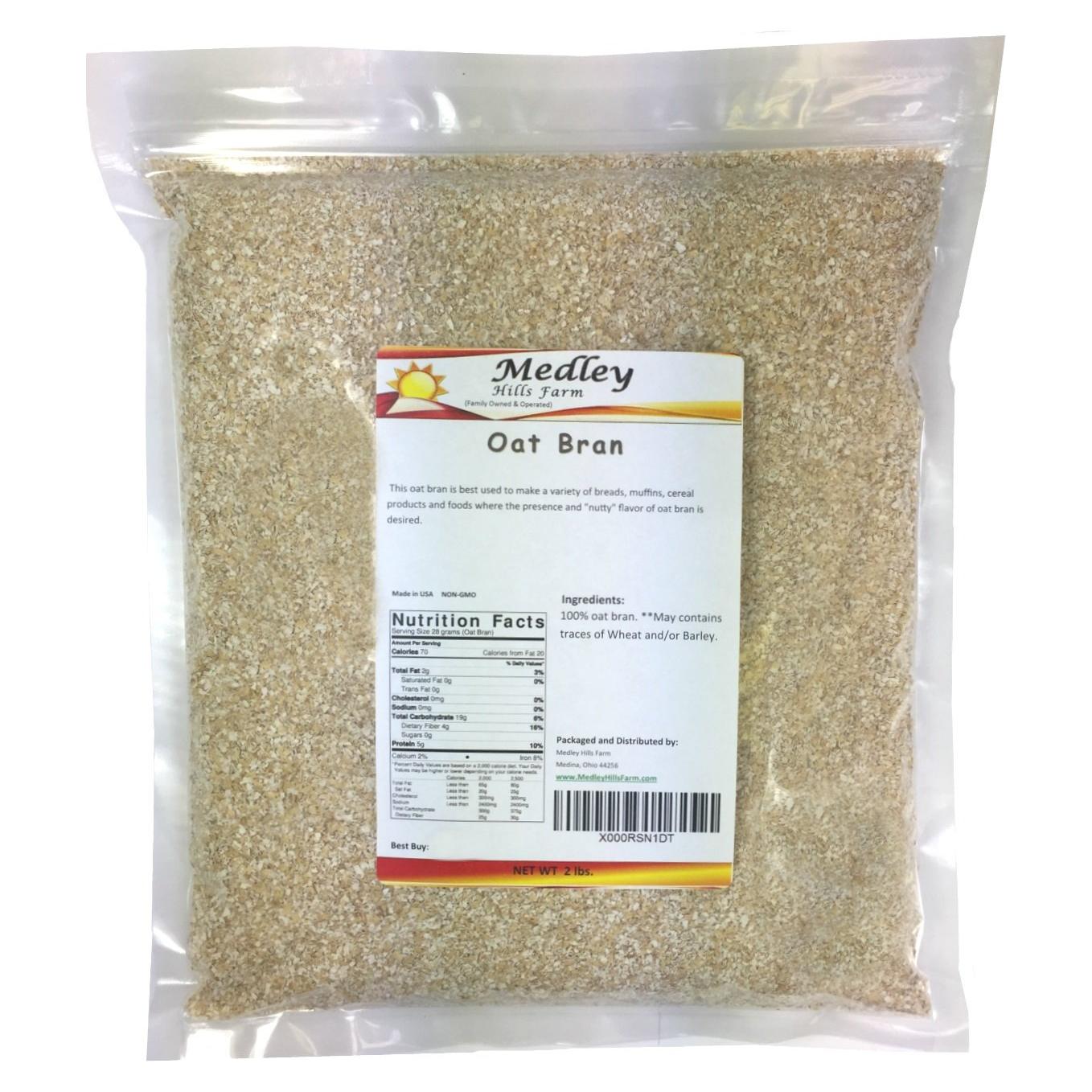 Salvado de Avena Medley Hills Farm 907g - Sin OGM