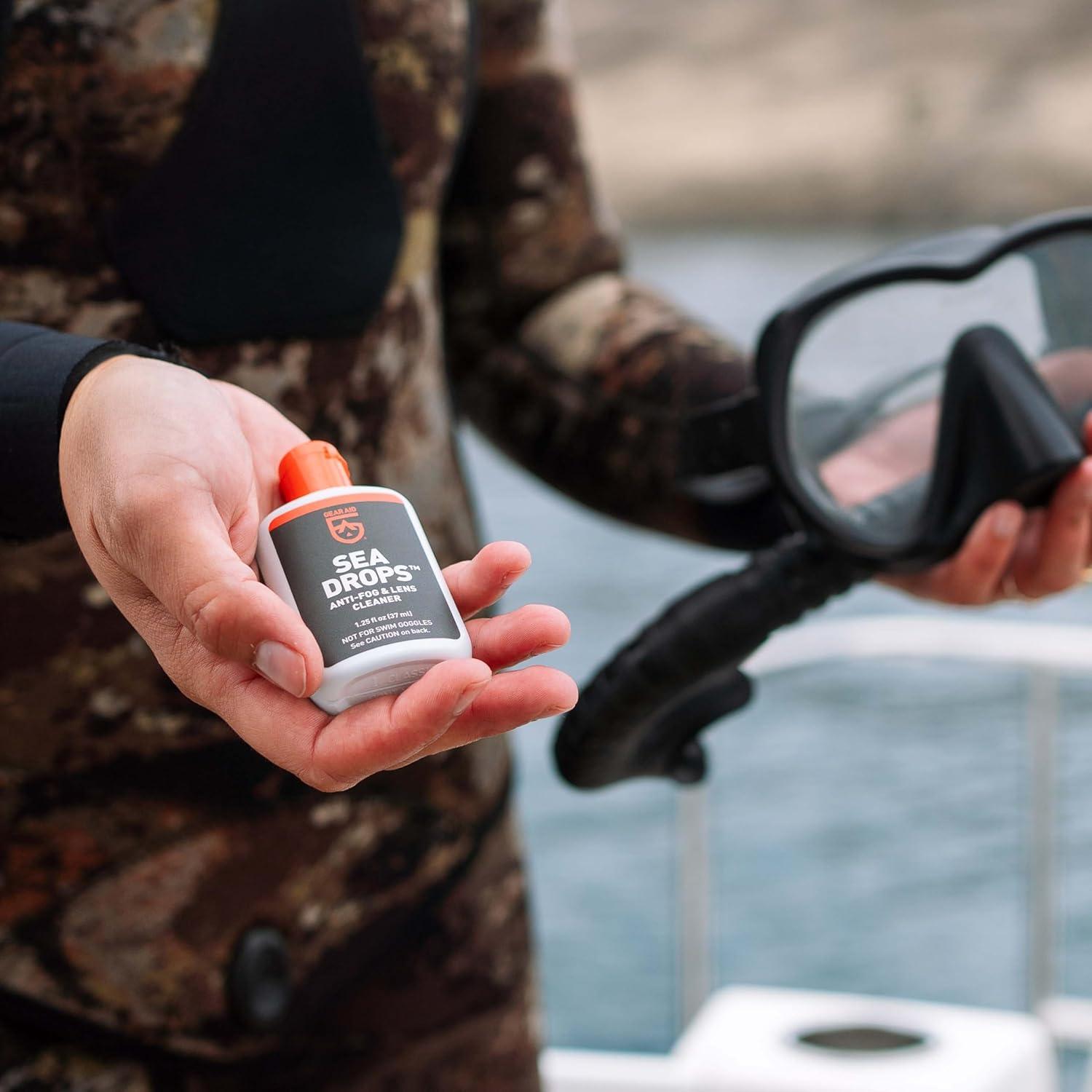 Limpiador Antivaho GEAR AID Sea Drops 1.25 oz para Buceo