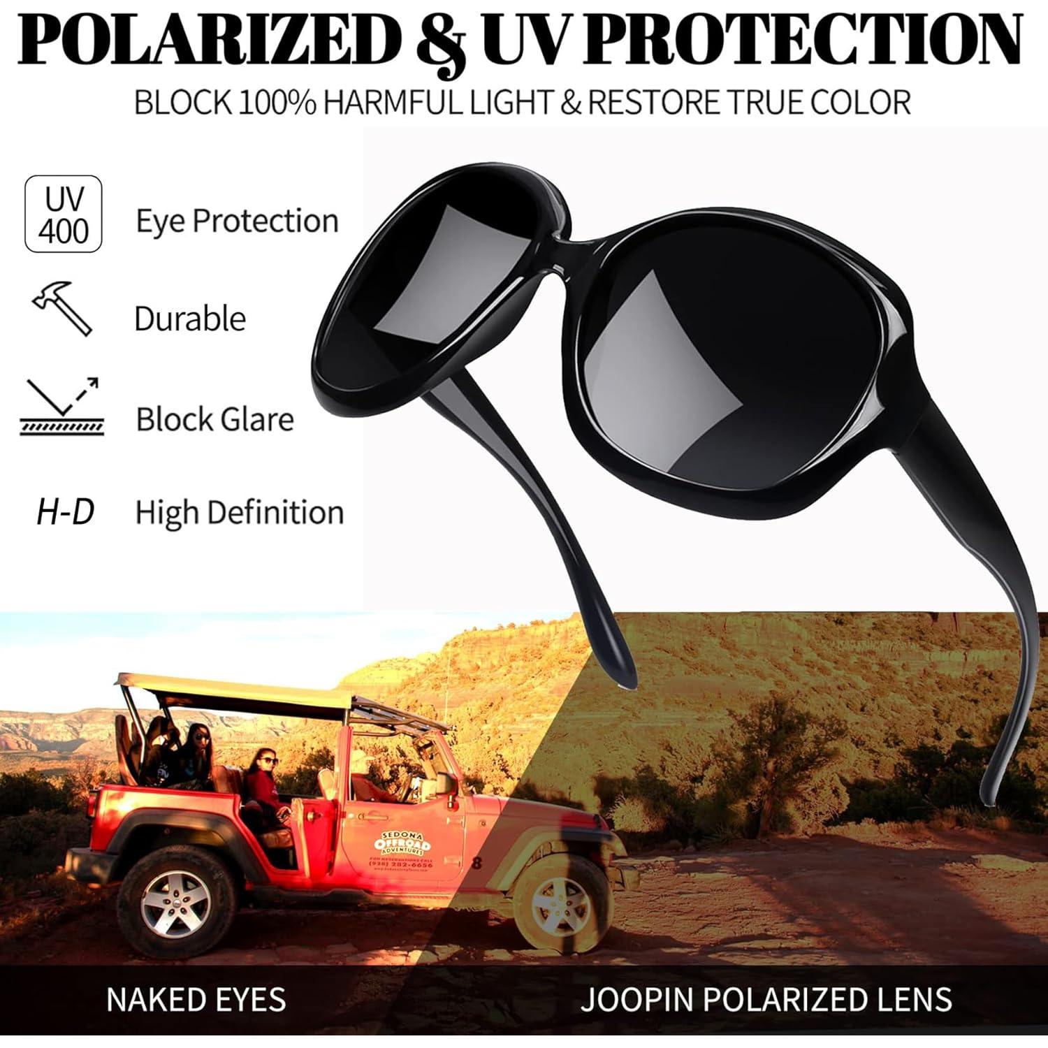 Gafas de sol Joopin grandes para mujer, polarizadas UV400