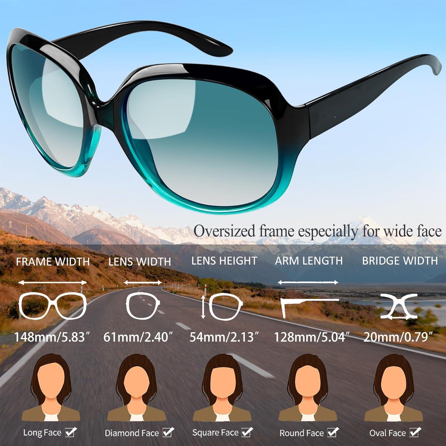 Gafas de sol Joopin grandes para mujer, polarizadas UV400