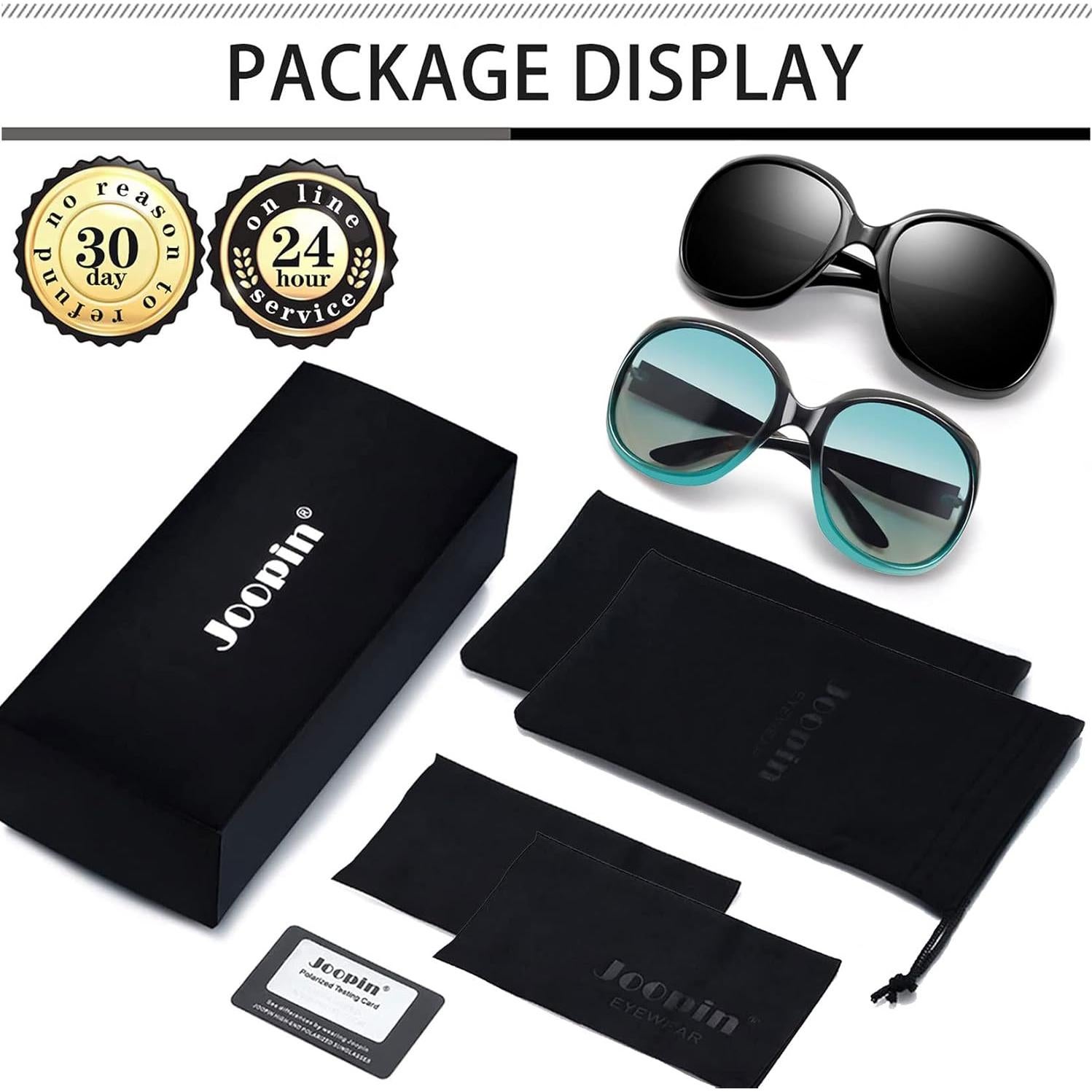 Gafas de sol Joopin grandes para mujer, polarizadas UV400