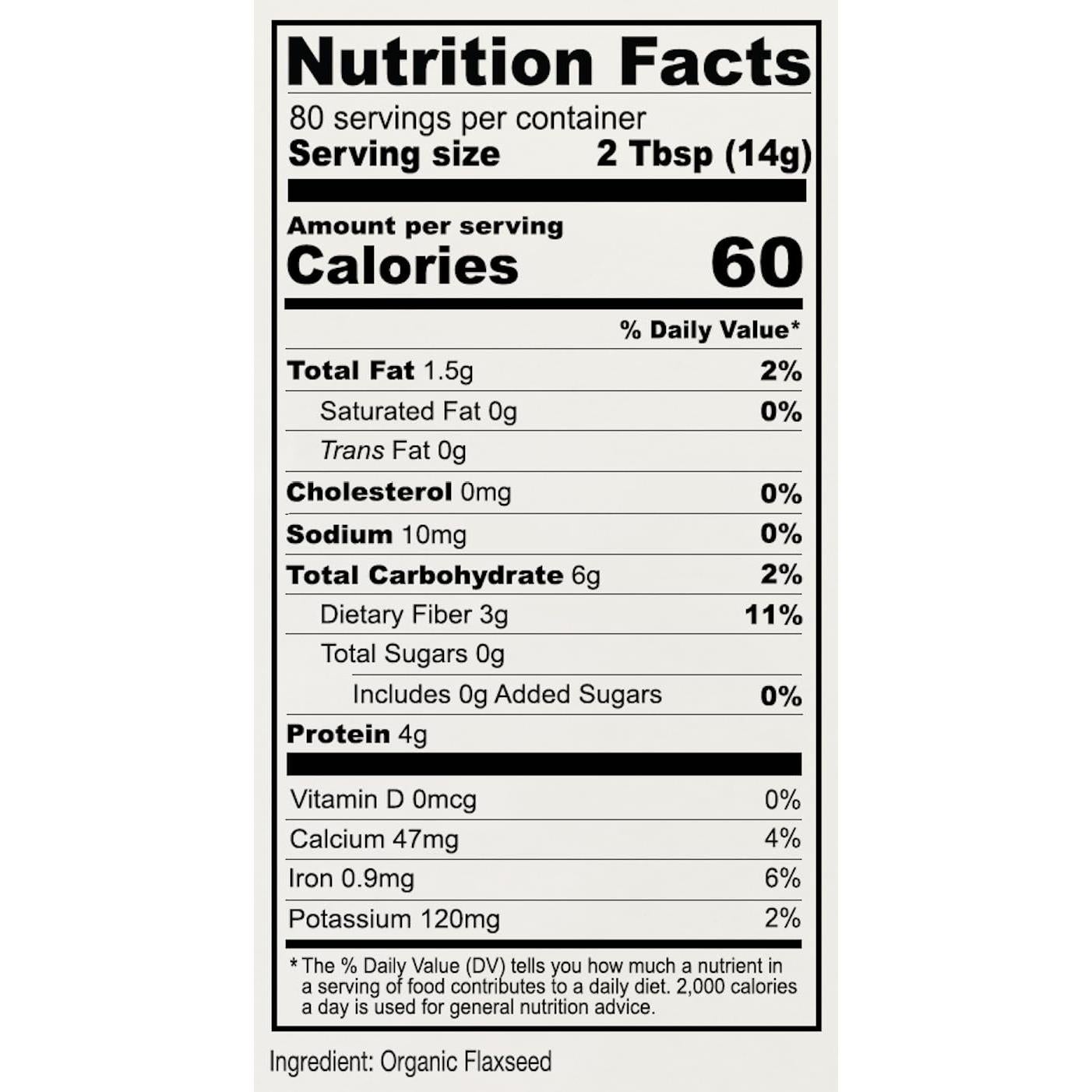 Harina de Semilla de Lino Orgánica Anthony's 1.13 kg Sin Gluten