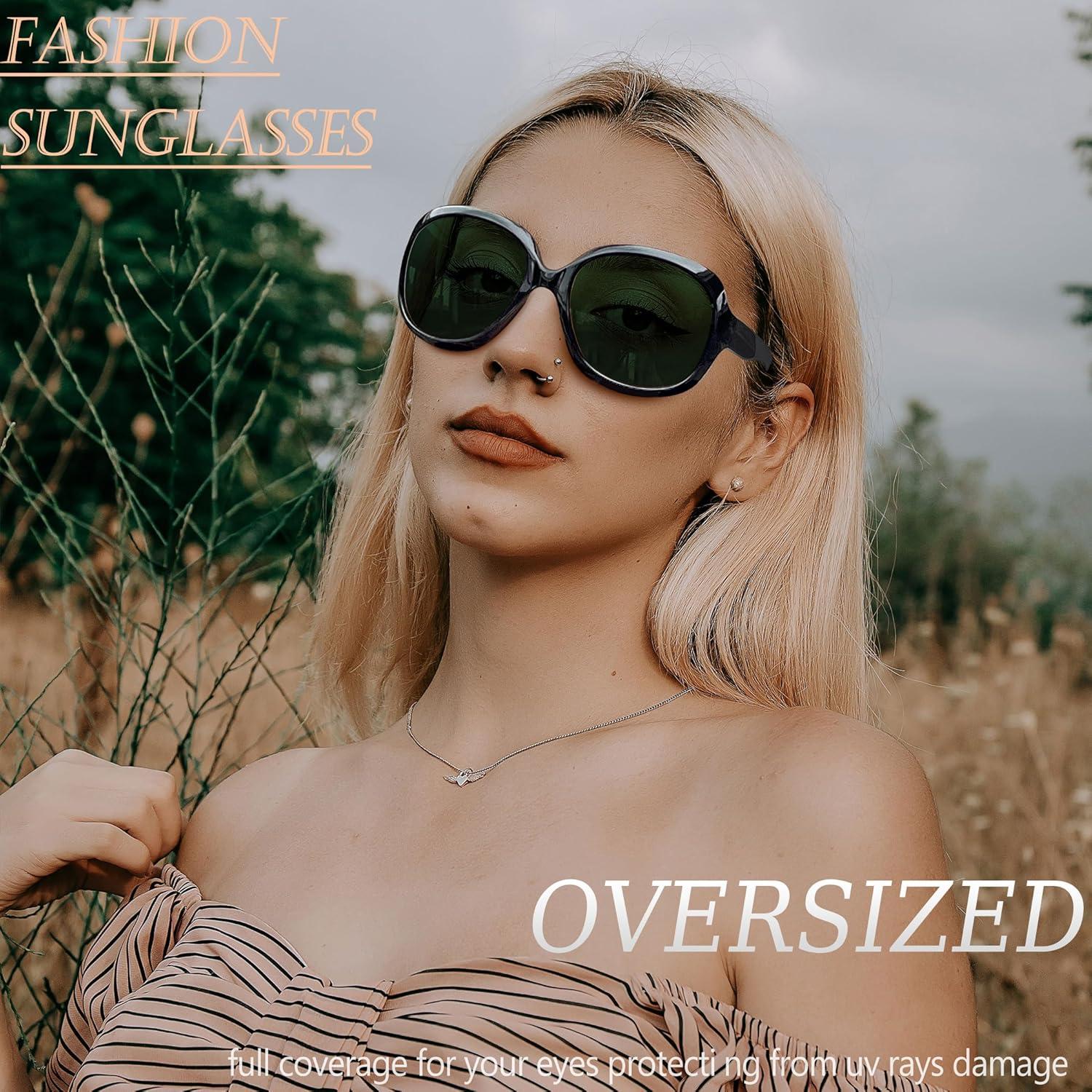 Gafas de sol grandes Joopin para mujer, polarizadas UV400