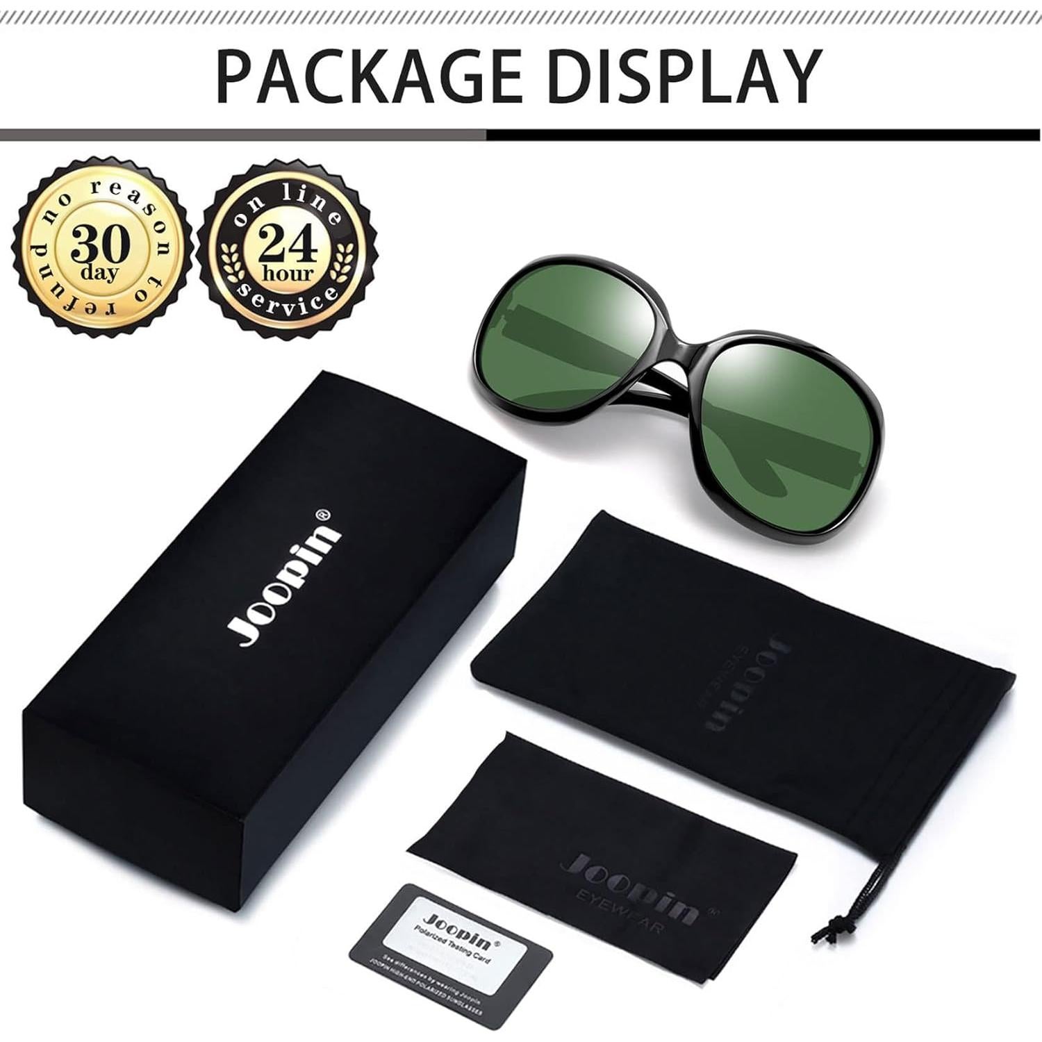 Gafas de sol grandes Joopin para mujer, polarizadas UV400