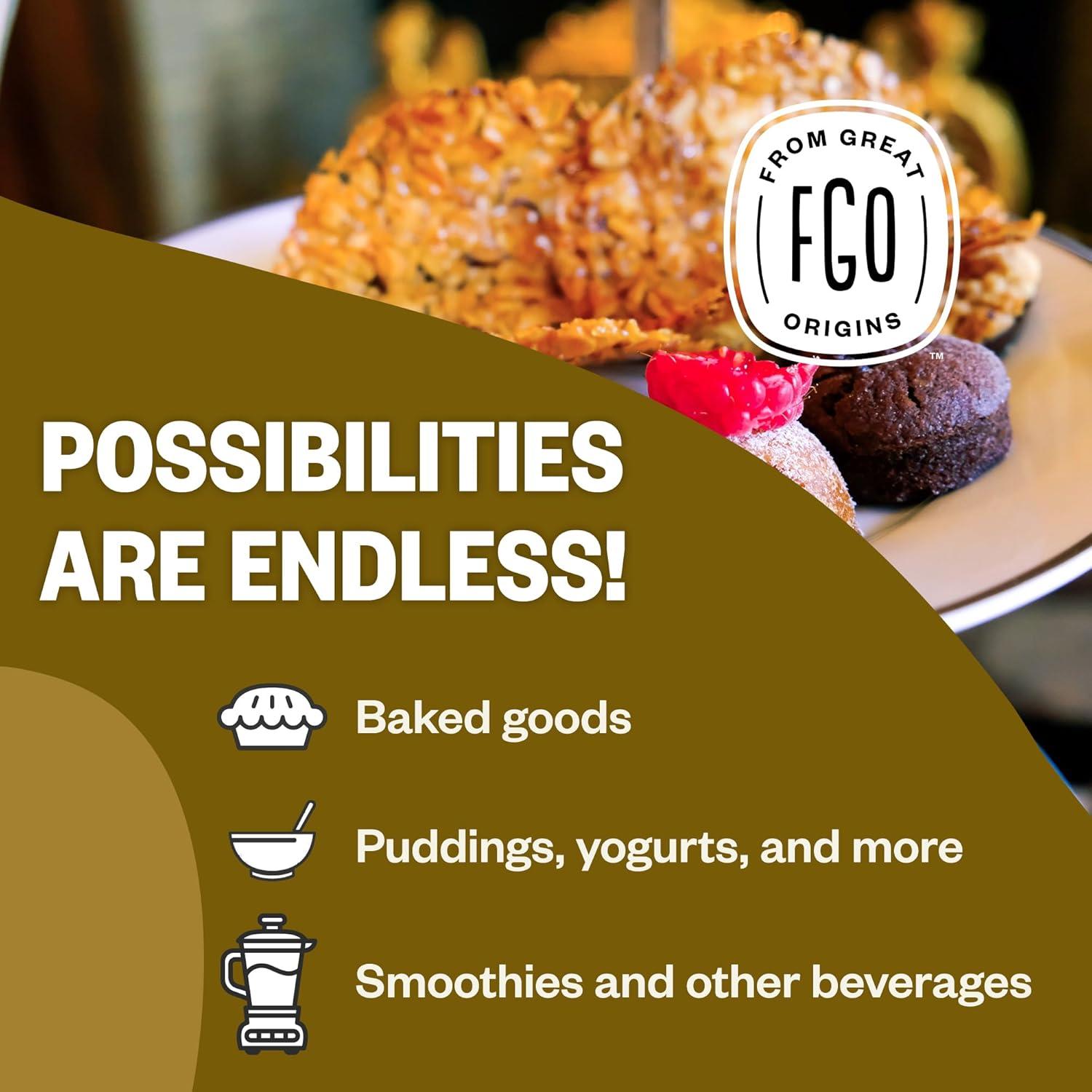 Harina de Semilla de Linaza Dorada Orgánica FGO 453g