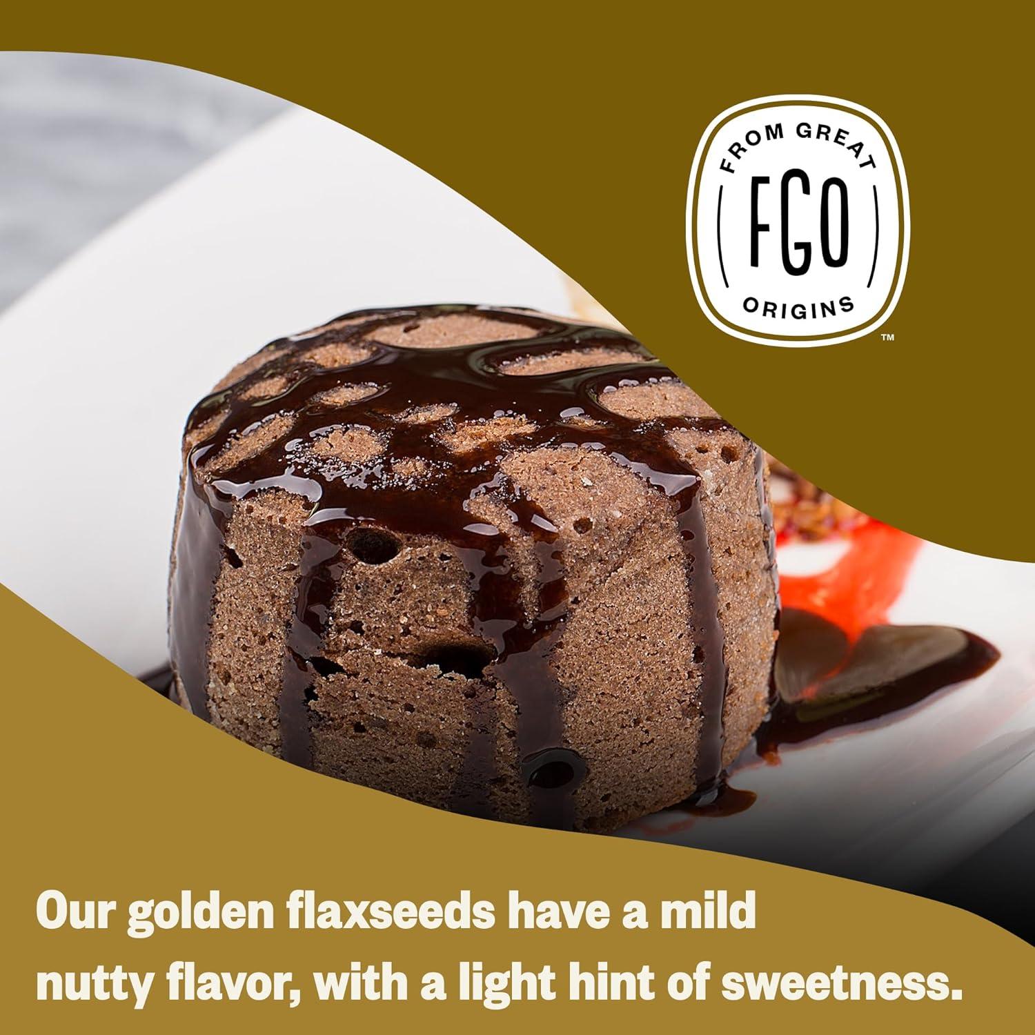 Harina de Semilla de Linaza Dorada Orgánica FGO 453g