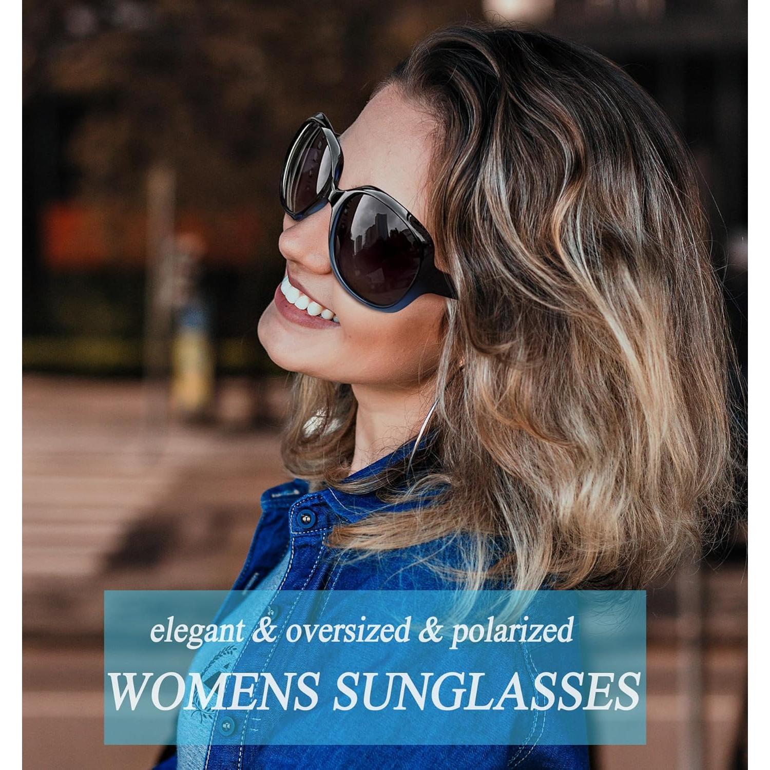 Gafas de sol grandes Joopin UV400 polarizadas para mujer