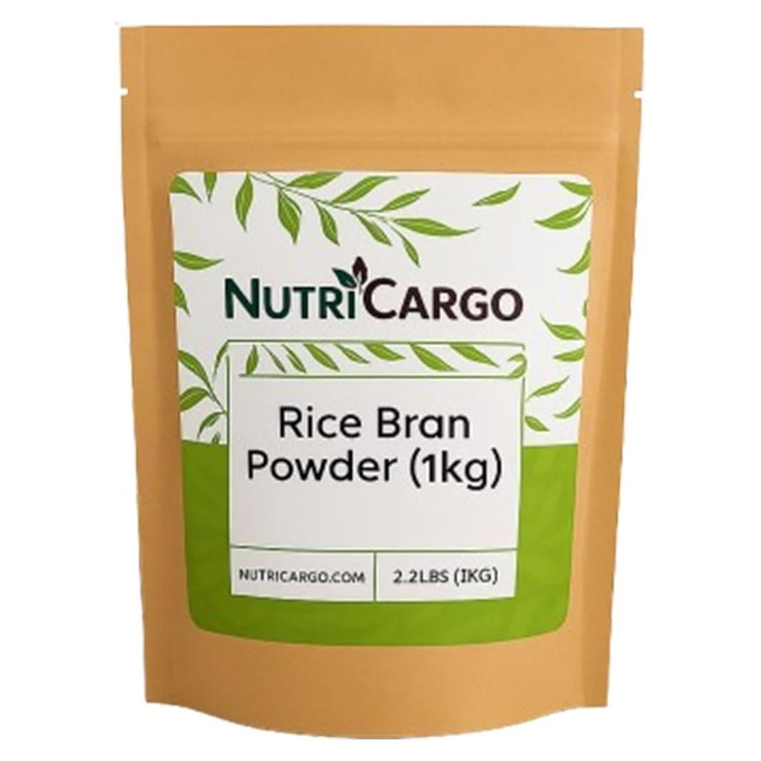 Polvo de Salvado de Arroz NutriCargo 1000g - Superalimento para Batidos