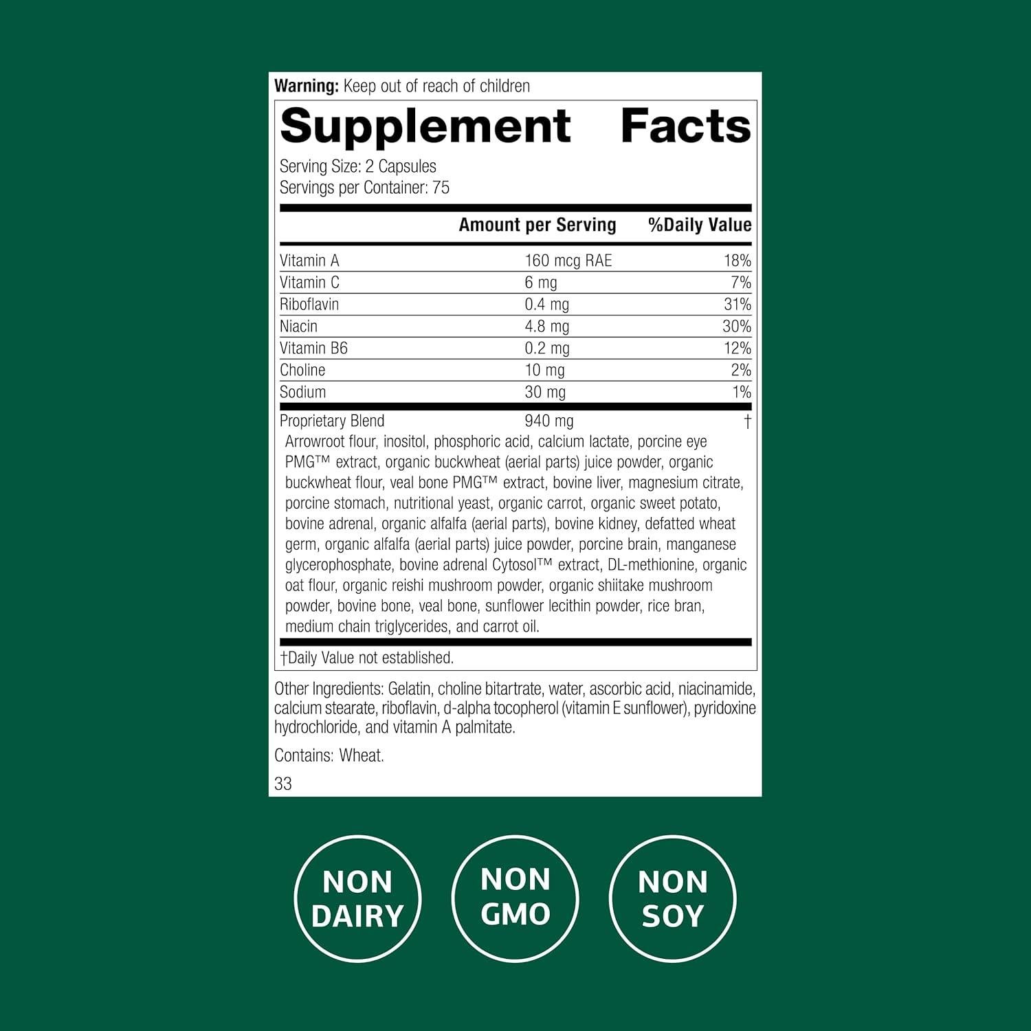 Suplemento Vascular Standard Process Iplex 150 Cápsulas