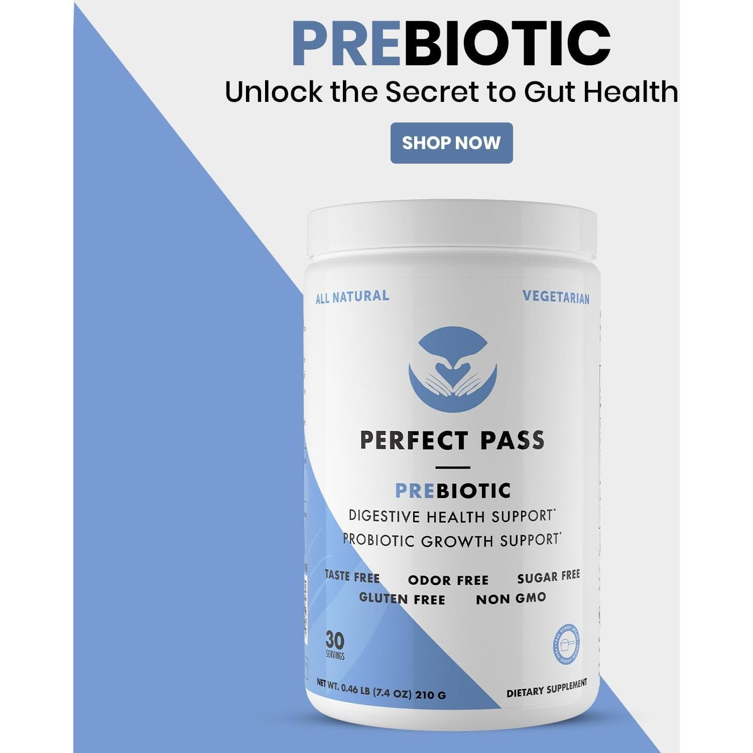 Polvo de Goma Guar Hidrolizada Perfect Pass 210g - Sin Gluten