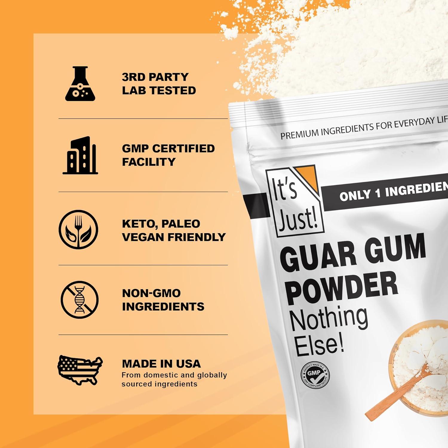 Goma Guar Sin Gluten 227g - Espesor y Agente de Unión Vegano