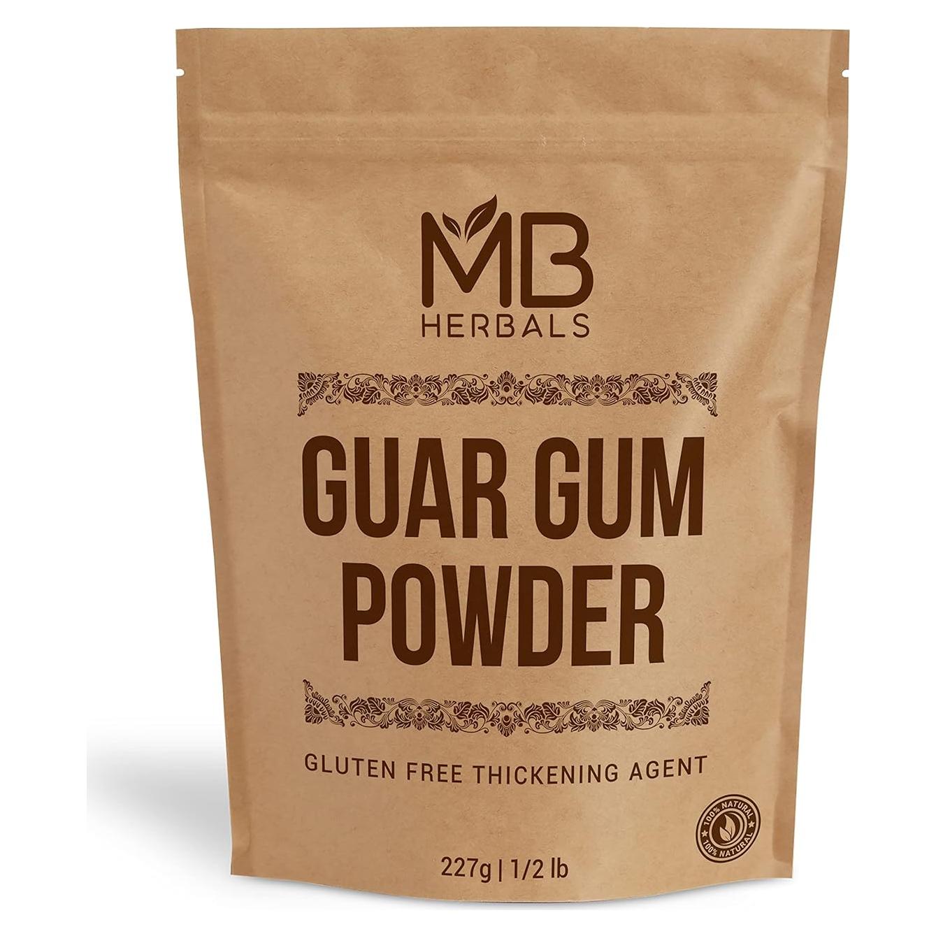 Polvo de Goma Guar MB Herbals 227 Gramos - Espesante Natural