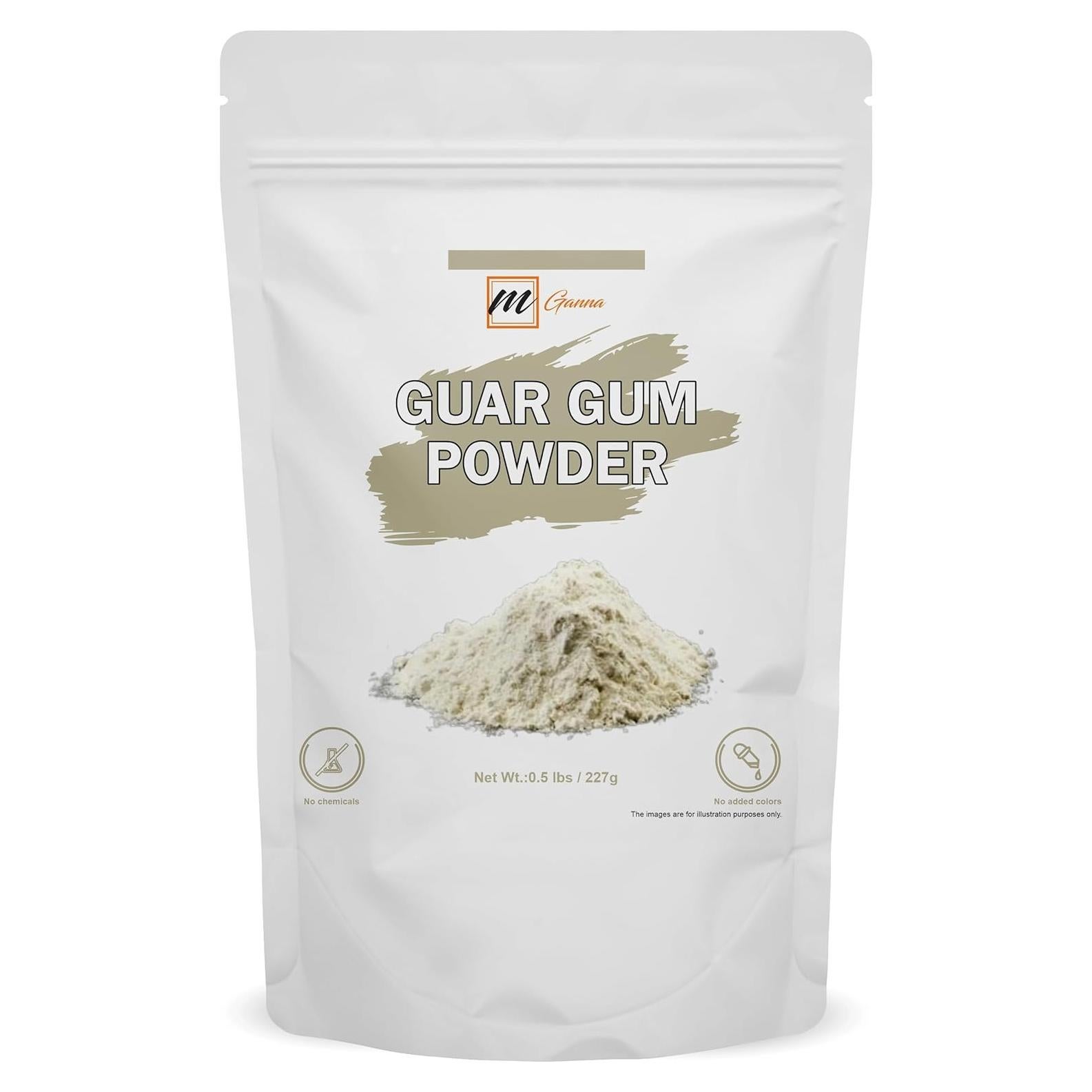 Polvo de Goma Guar Natural mGanna 227 g - Agente Espesante