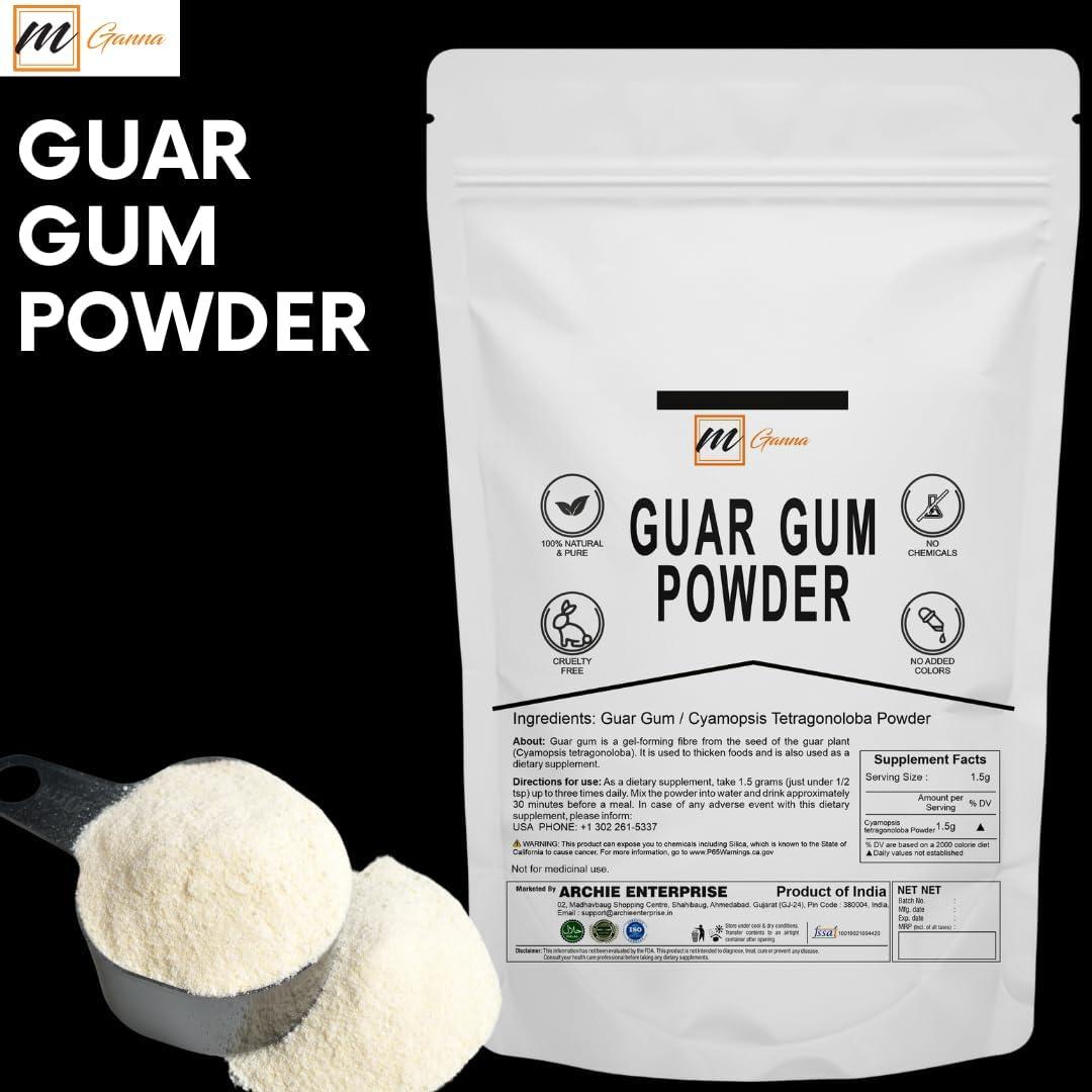 Polvo de Goma Guar Natural mGanna 227 g - Agente Espesante