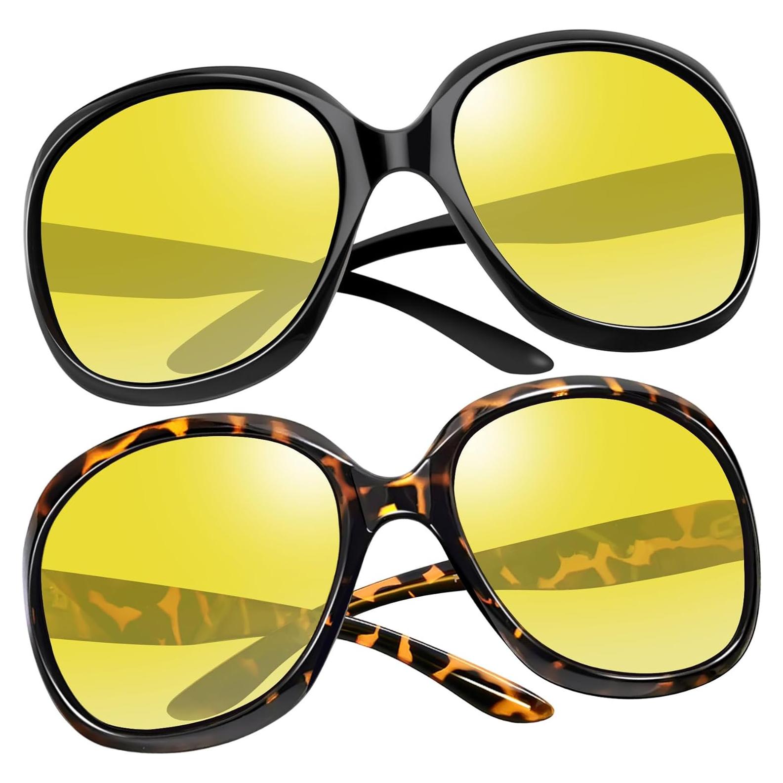 Gafas de sol Joopin grandes amarillas UV400 para mujeres